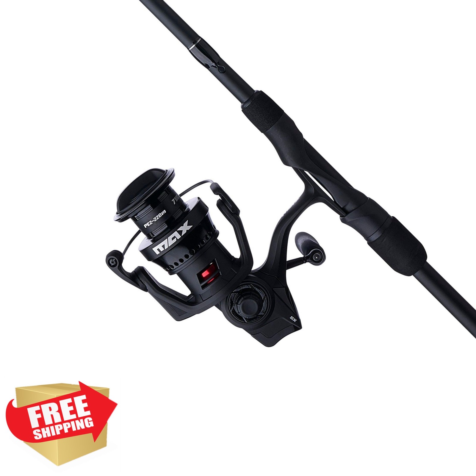 Abu Garcia Max Sx 4000 Spinning Rod Combo 7′ MH