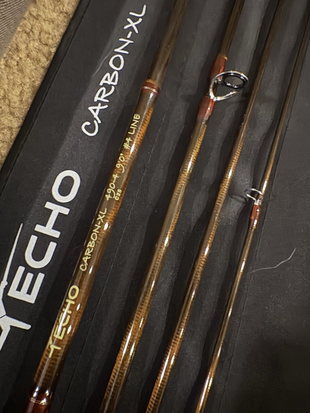 Echo Carbon XL 490-4 Fly Fishing Rod 4wt, 9’0″