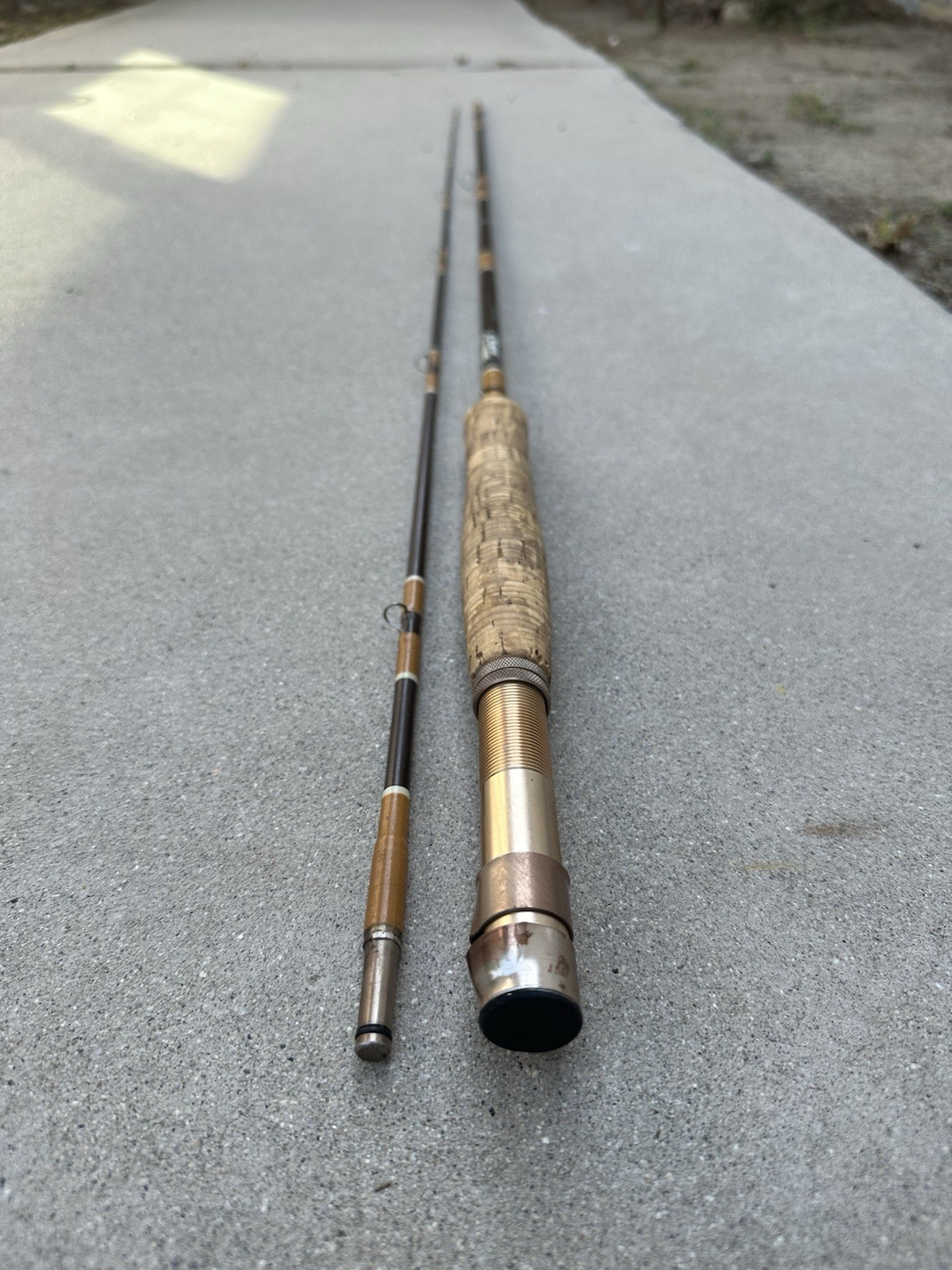 SABRE 8.5 ft 2-PIECE CUSTOM MADE F173 NYPOXY GLASS 7 Line Test Fly Fishing ROD