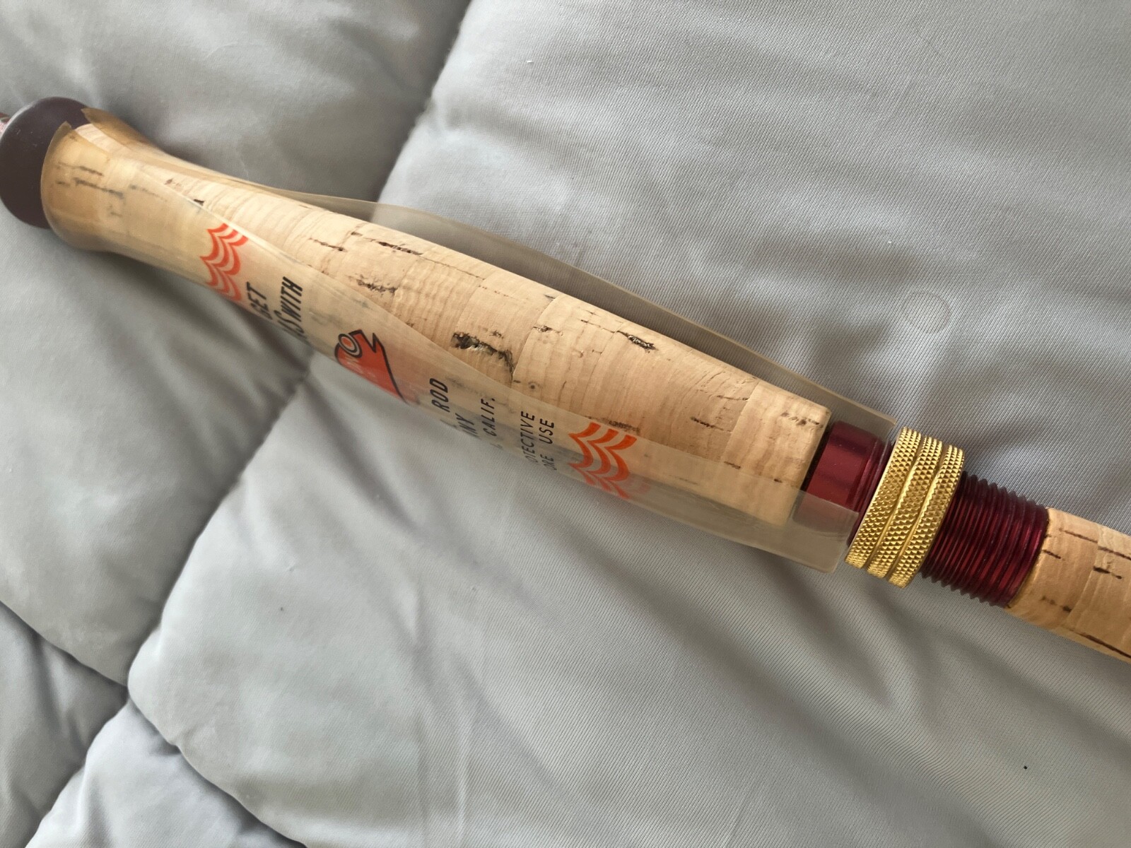 NEW VINTAGE Royal Javelin 2 pcs. 8 Ft. Fishing Rod Custom Built Conolon #78614