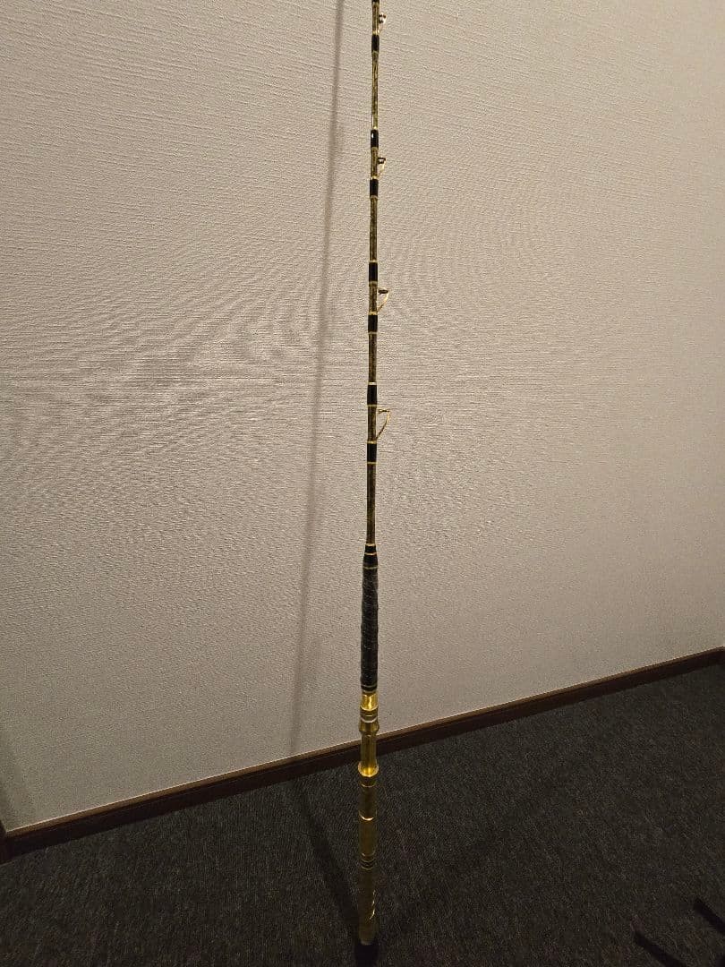 Tsuyoshi Shima Aji Limited 180R Boat Rod Gold Unused with Case