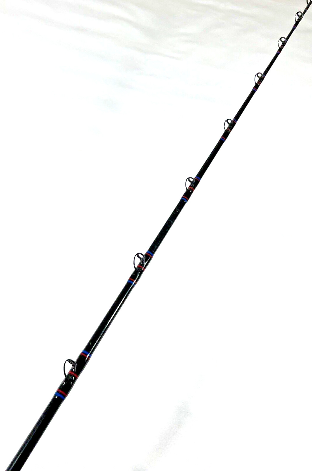 Seeker G 95-9.5’ CT Black Steel Graphite 30-60Lb Live Bait 9.5FT Fishing Rod USA