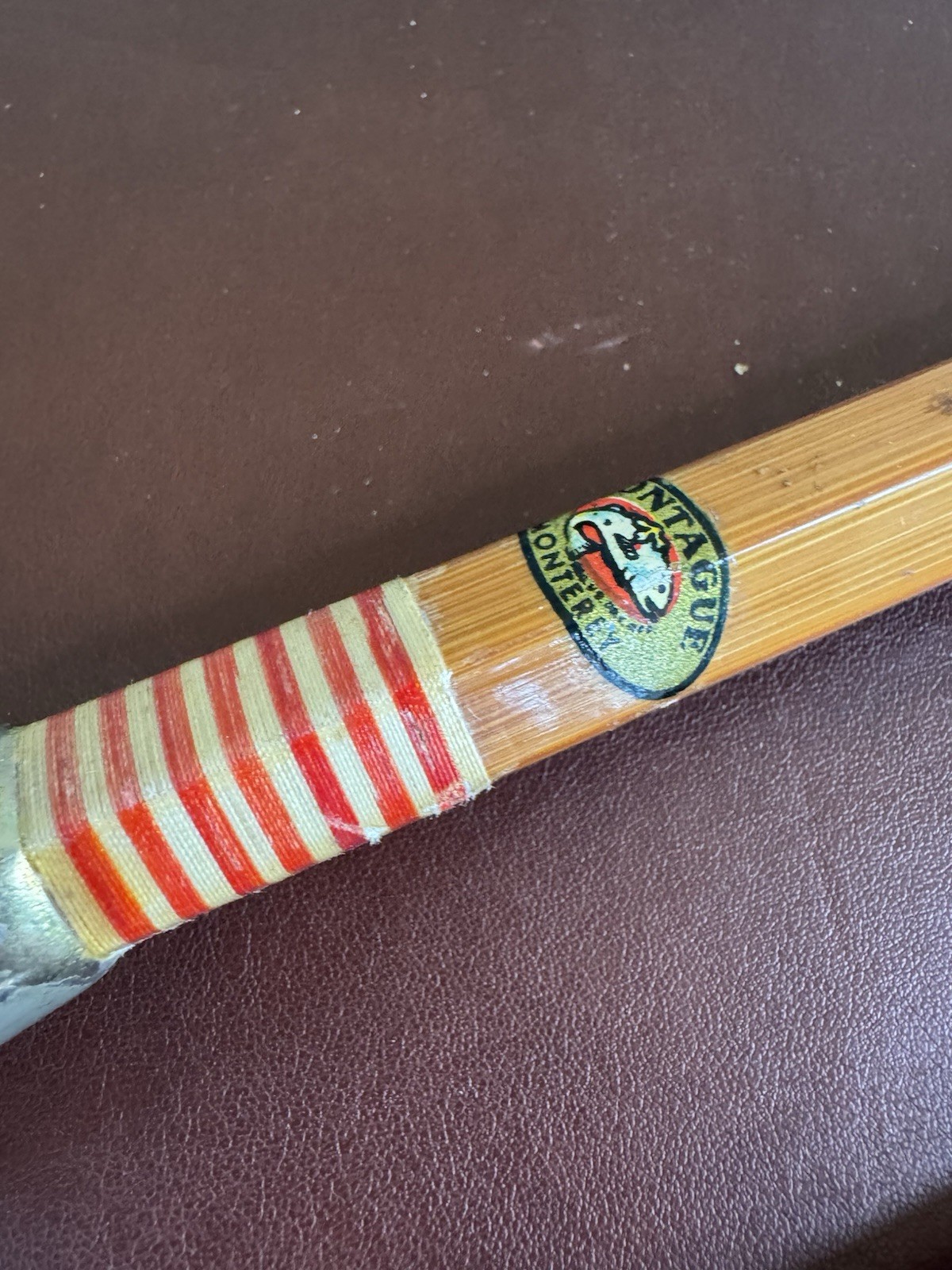 Vintage Montague Dreadnought Genuine Tonkin 6 ft Boat Fishing Rod – Two Piece