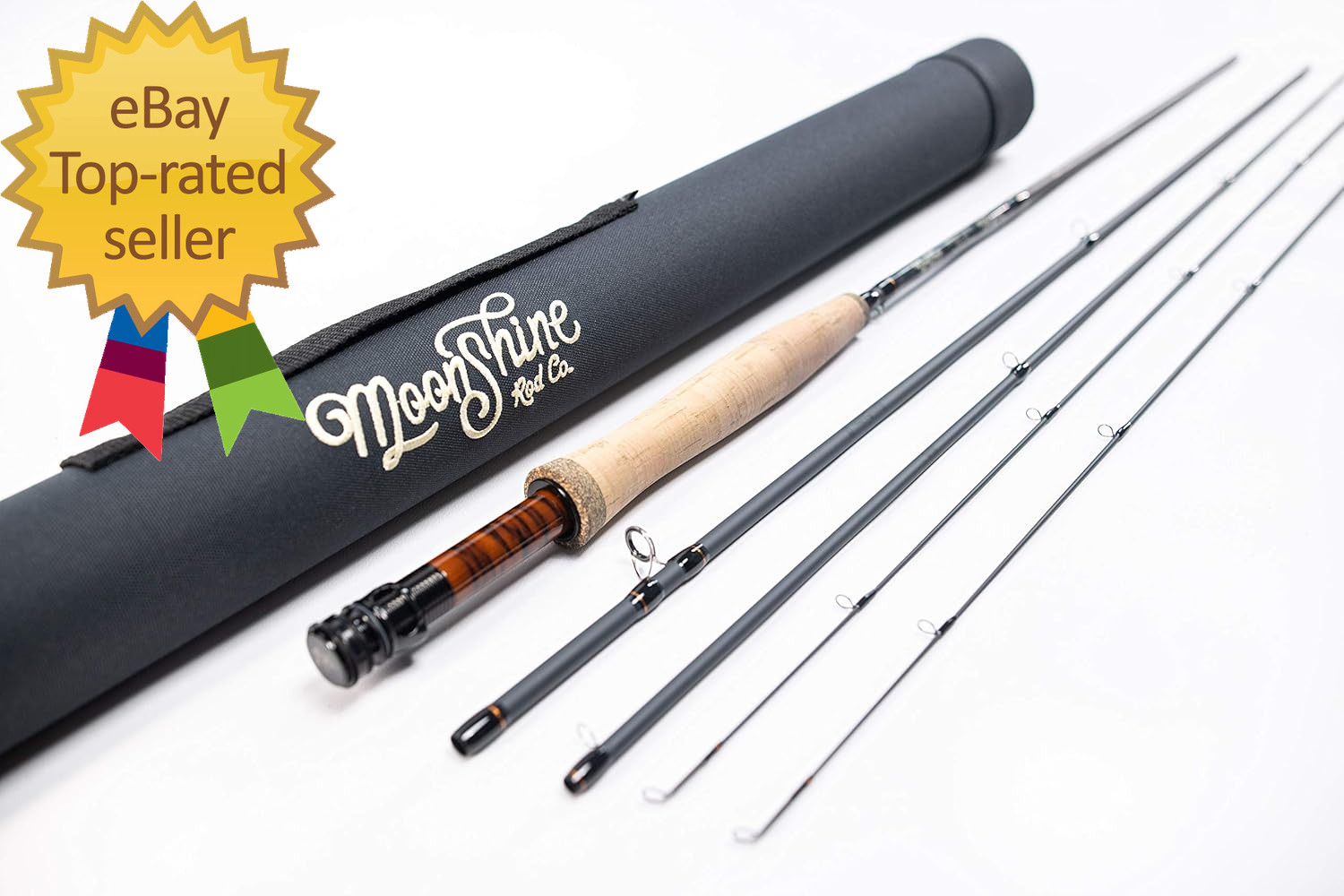 Fast Action Fly Fishing Rod –Carbon Fiber Graphite Rod with Zippered Travel Case