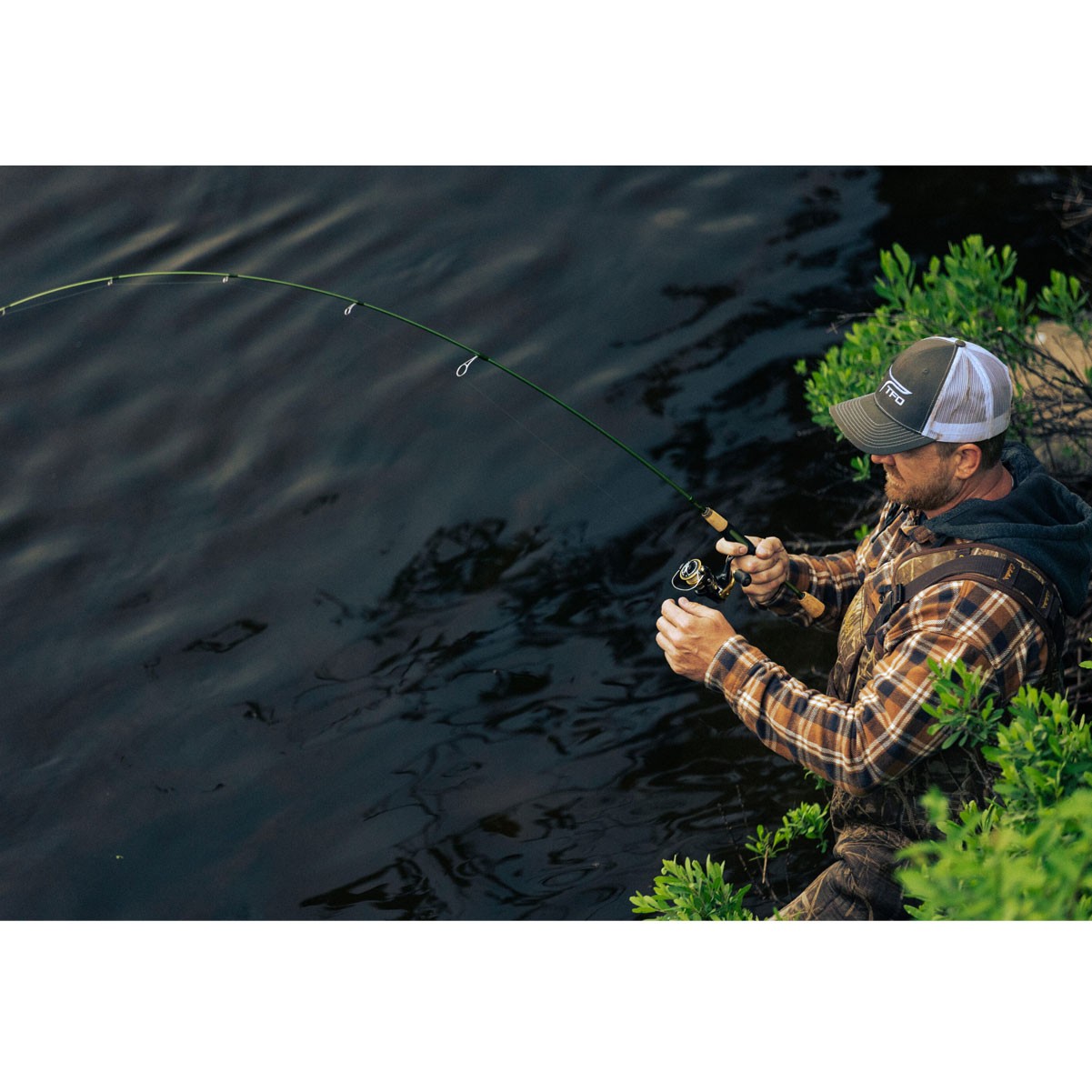 TFO Trout Panfish II 6ft 6in UL 3pc Spinning Rod (TPS2 661-3)