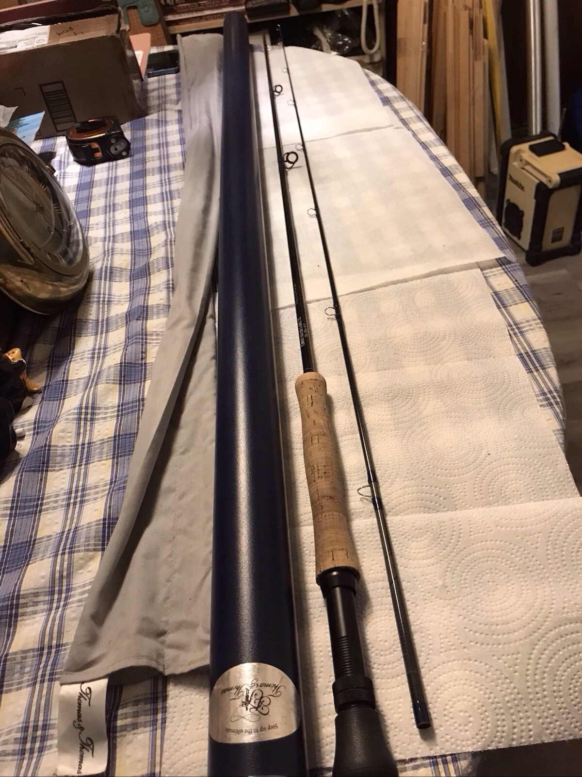 ORVIS SILVER LABEL TL FLY ROD TIP FLEX 9.5’ USED VERY LITTLE NICE ALUMINUM CASE