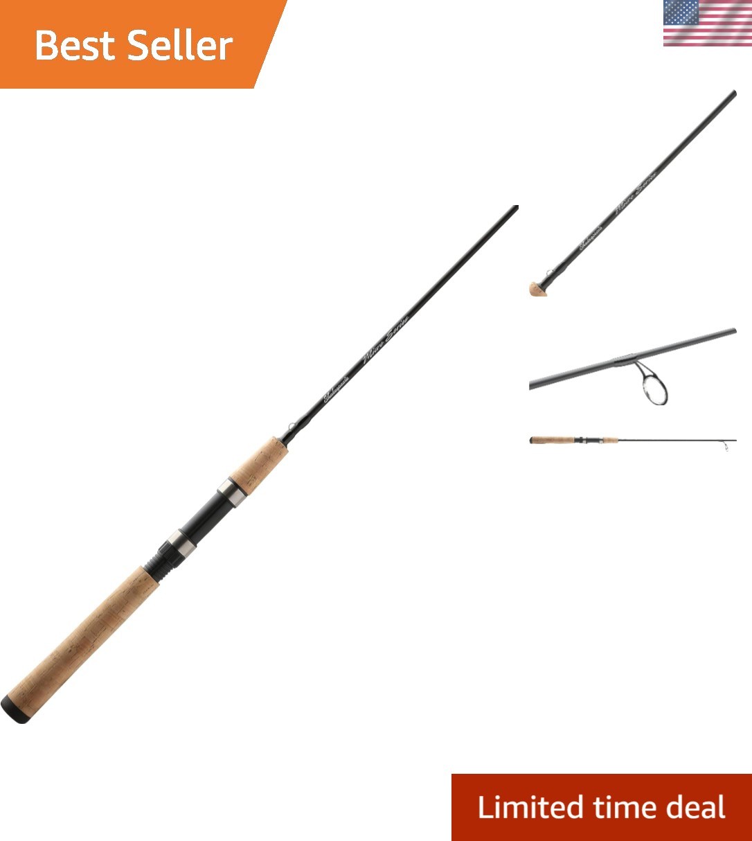 5.5′ Light Power Micro Spinning Rod – Comfort Grip & Stainless Guides