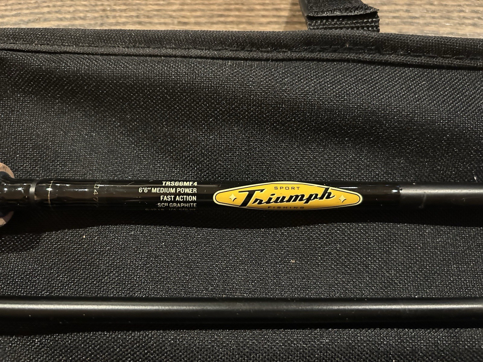 St. Croix Triumph Travel Spinning Rod TRS66MF4 – 6’6” – 4 Piece w/ Case