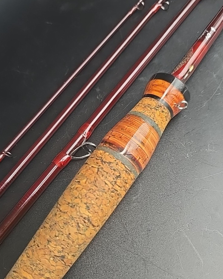 Extraordinary Terry Henson 10′ 4 weight nymphing fly rod Loomis blank