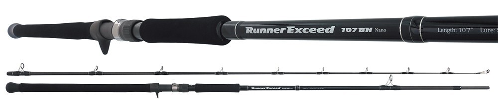 Ripple Fisher Runner Exceed 107BH Nano Bait Model Fishing Rod **US SELLER**