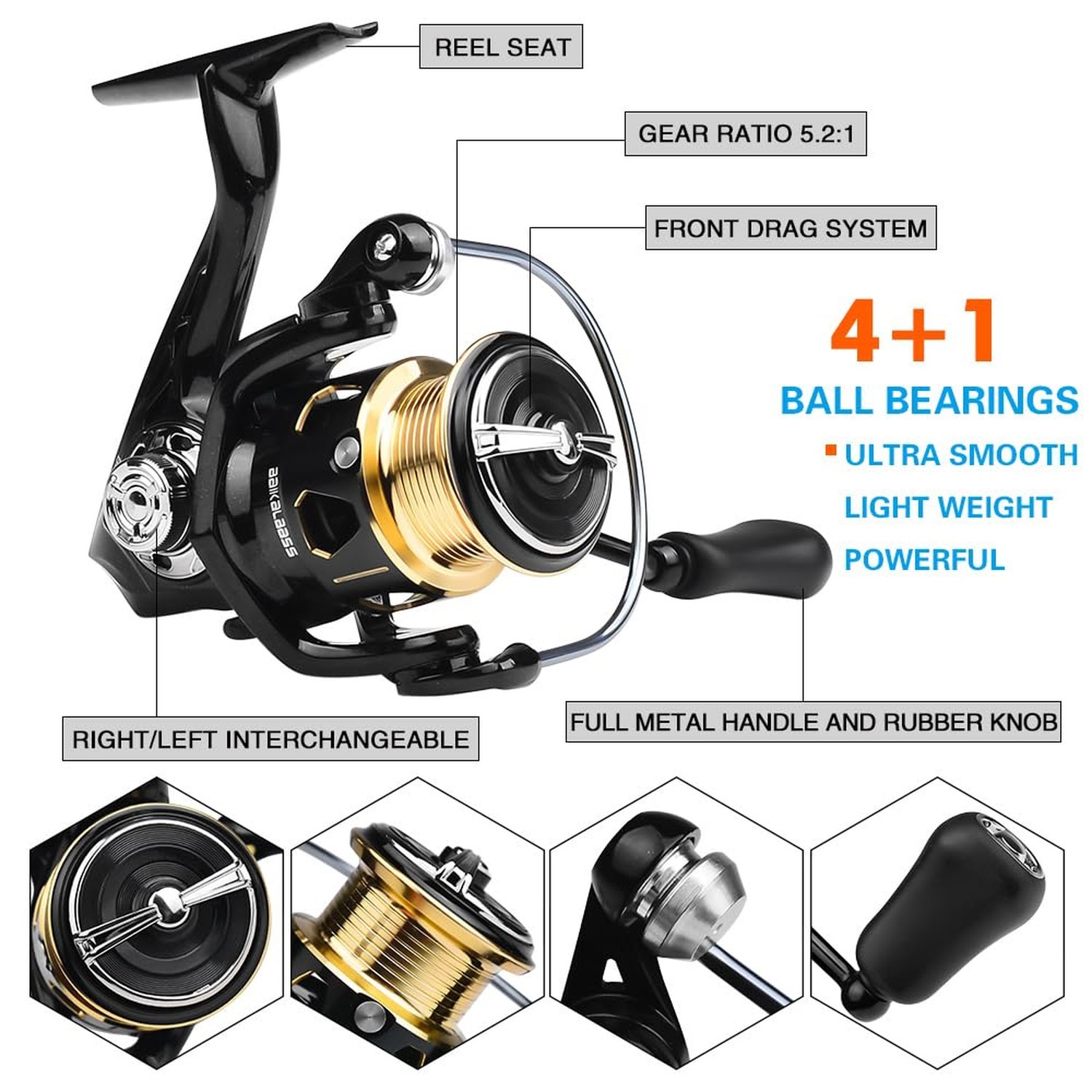 Fishing Rod and Reel Combo – Carbon Fiber Telescopic Fishing Pole with 2000 S…