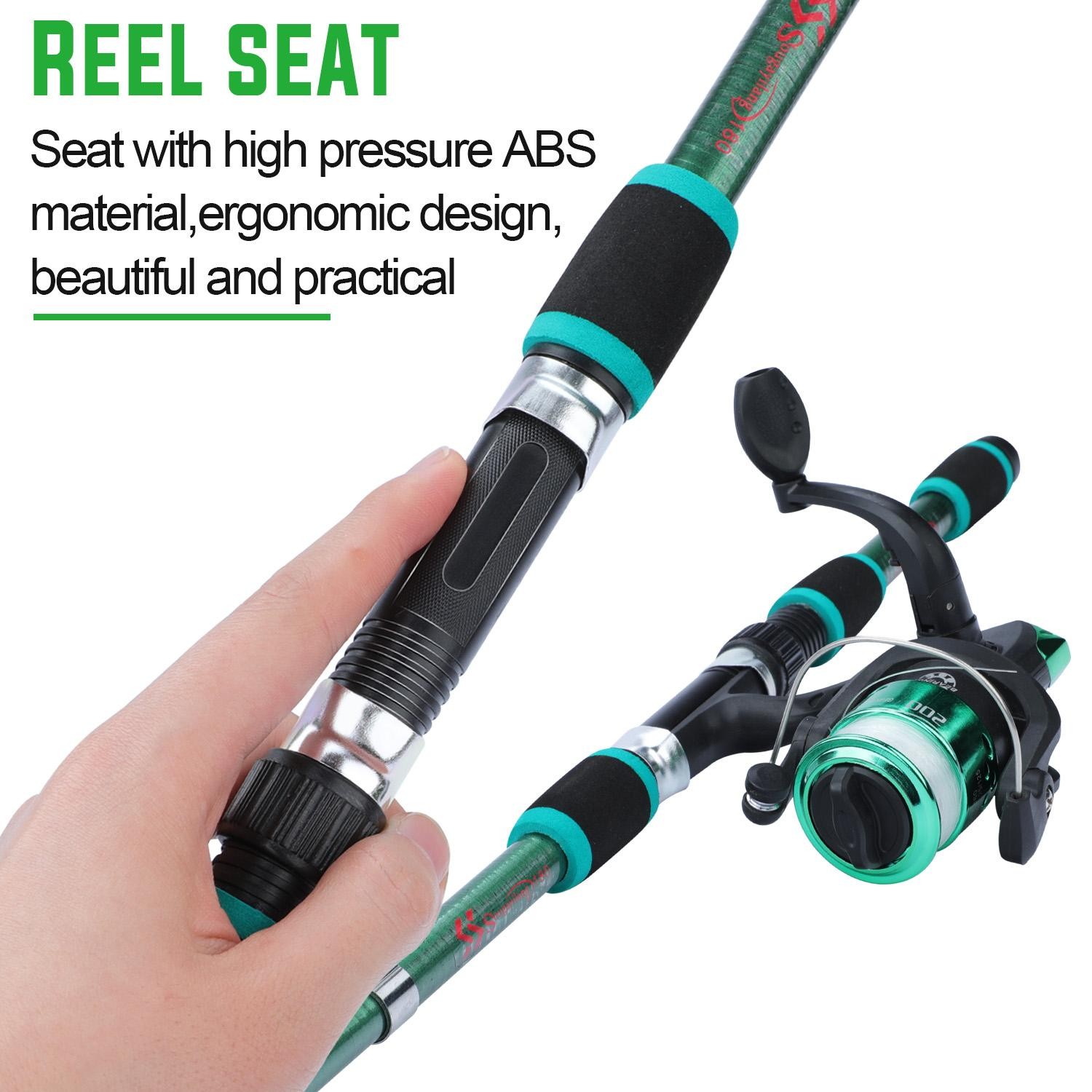 Sougayilang 1.8m Spinning Fishing Rod M Power Children Fishing Rod Telescopic Ro