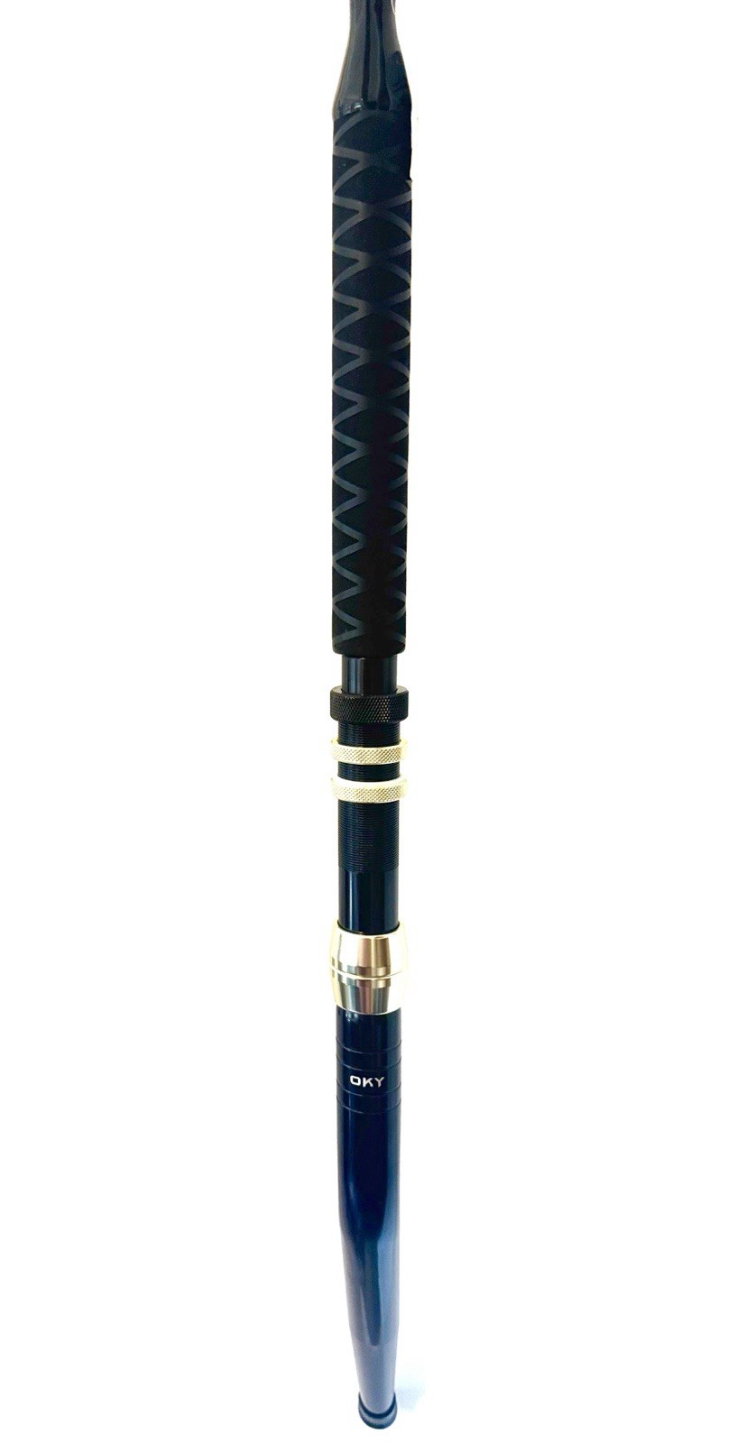 OKIAYA BLACK VENOM-PRO BENT BUTT FISHING ROD 80-130 LB. “THE COBRA” FUJI GUIDES