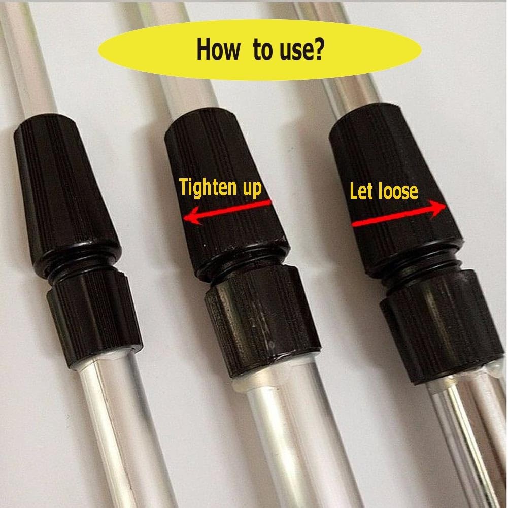 FASPLORE 4-Pack Telescopic Fishing Rod Holders for 4pcs-20″, GREEN-WHITE