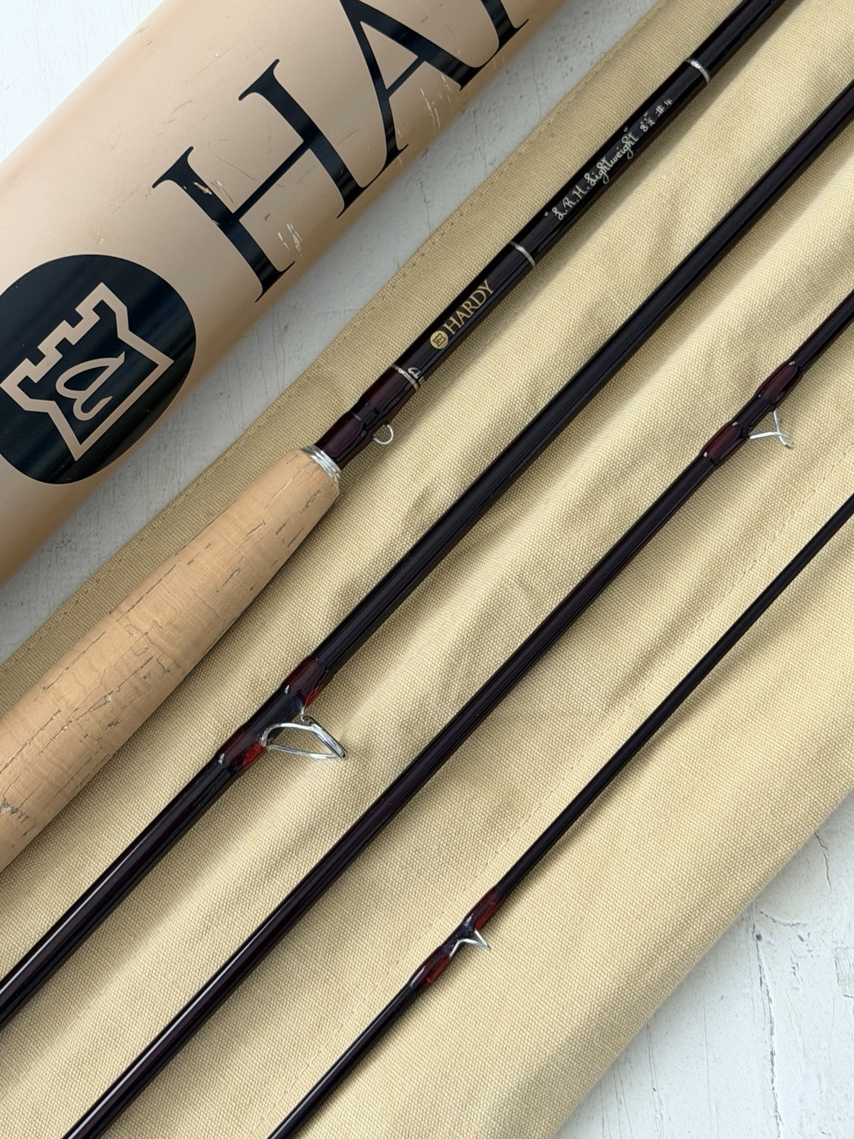 **BEAUTIFUL**🔥HARDY Classic Series LRH Lightweight 4wt. 8’6”in Rod🔥~LEGENDARY~