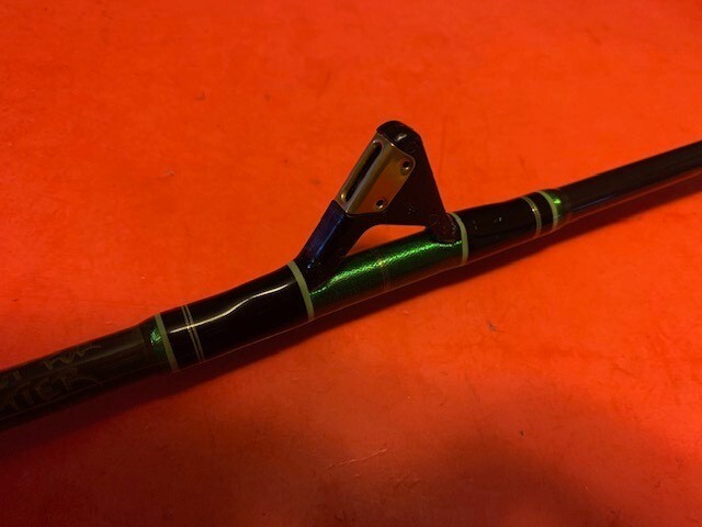 CUSTOM BUILT CALSTAR GRAFIGHTER GX7 7 FOOT 8 TO 20 LB. BAITCASTING FISHING ROD