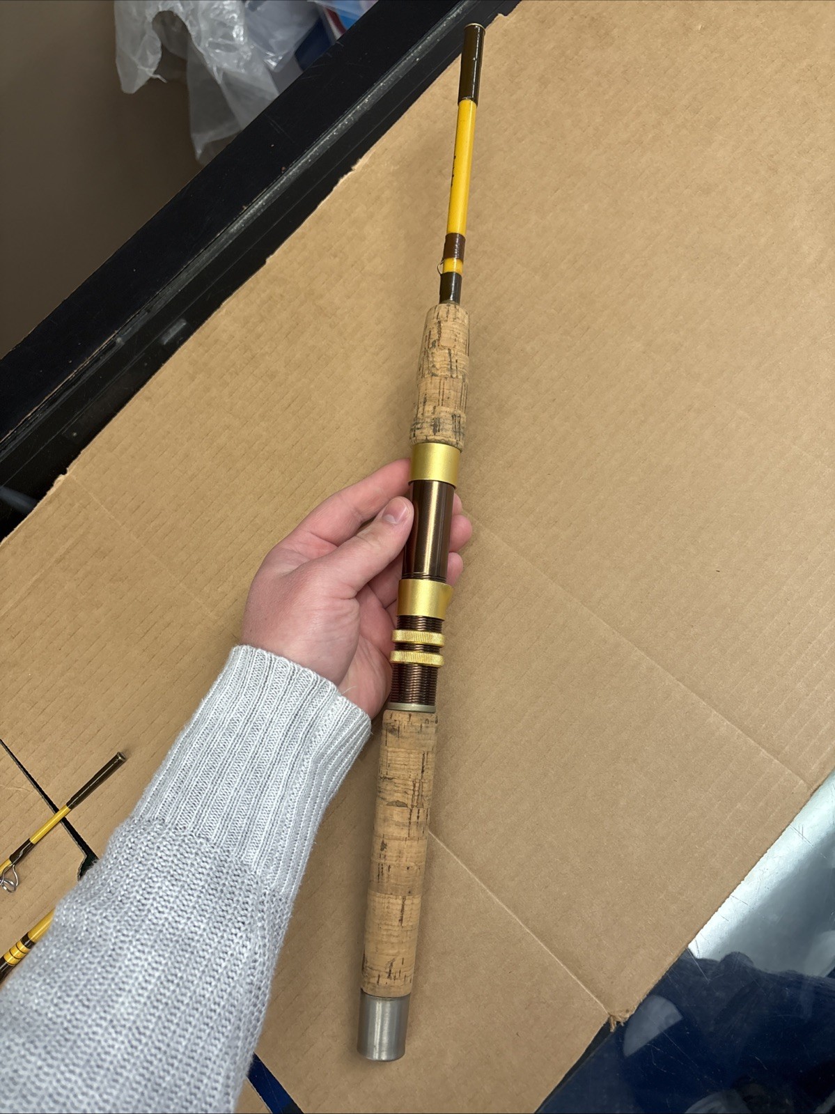 Eagle Claw Trailmaster #M4TMS 6 1/2 Fly Spinning Rod 4 Piece