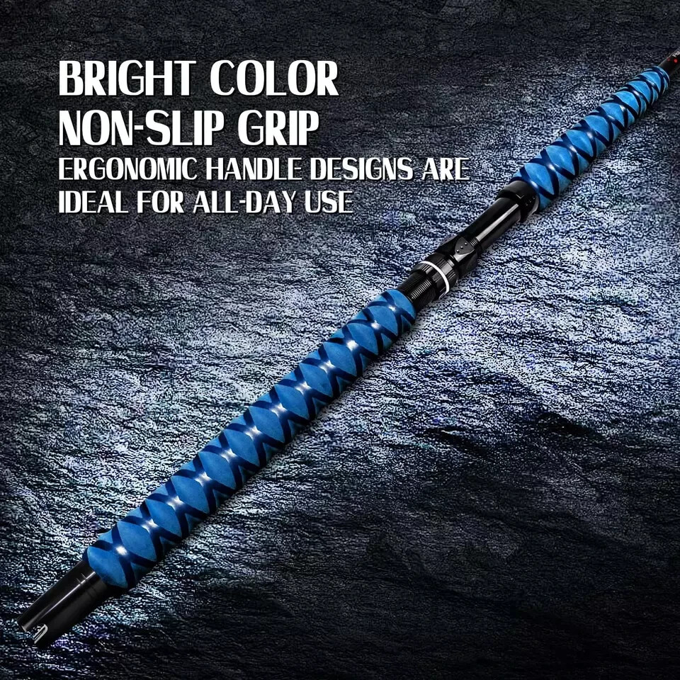 Saltwater Trolling Rod Deep Drop Sea Roller Big Name Boat Heavy Fishing Pole 1PC