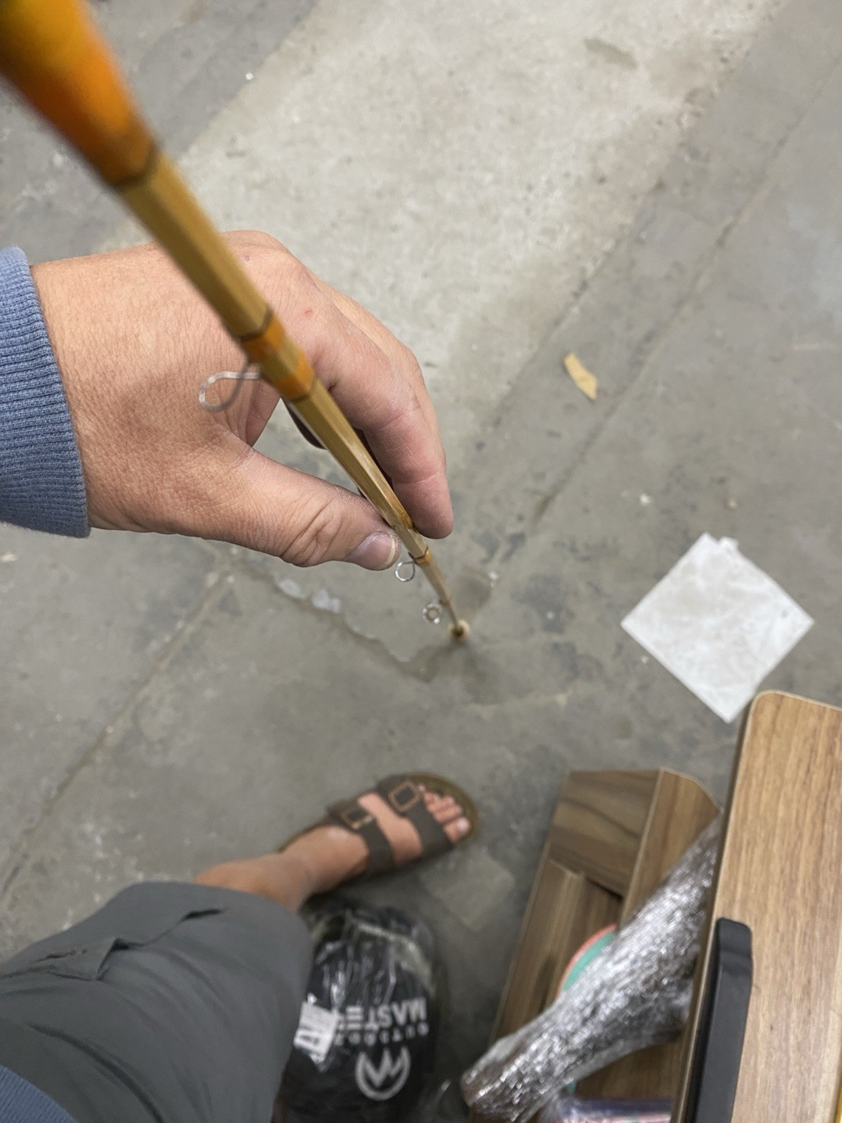 Dan Ellingson Custom-Built Bamboo Fly Fishing Rod. 8’6″ two pcs 5W