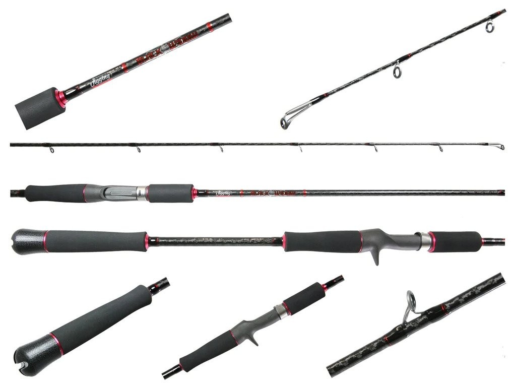 Jigging World JW-BW-150C Black Widow 7’0″ Casting Rod