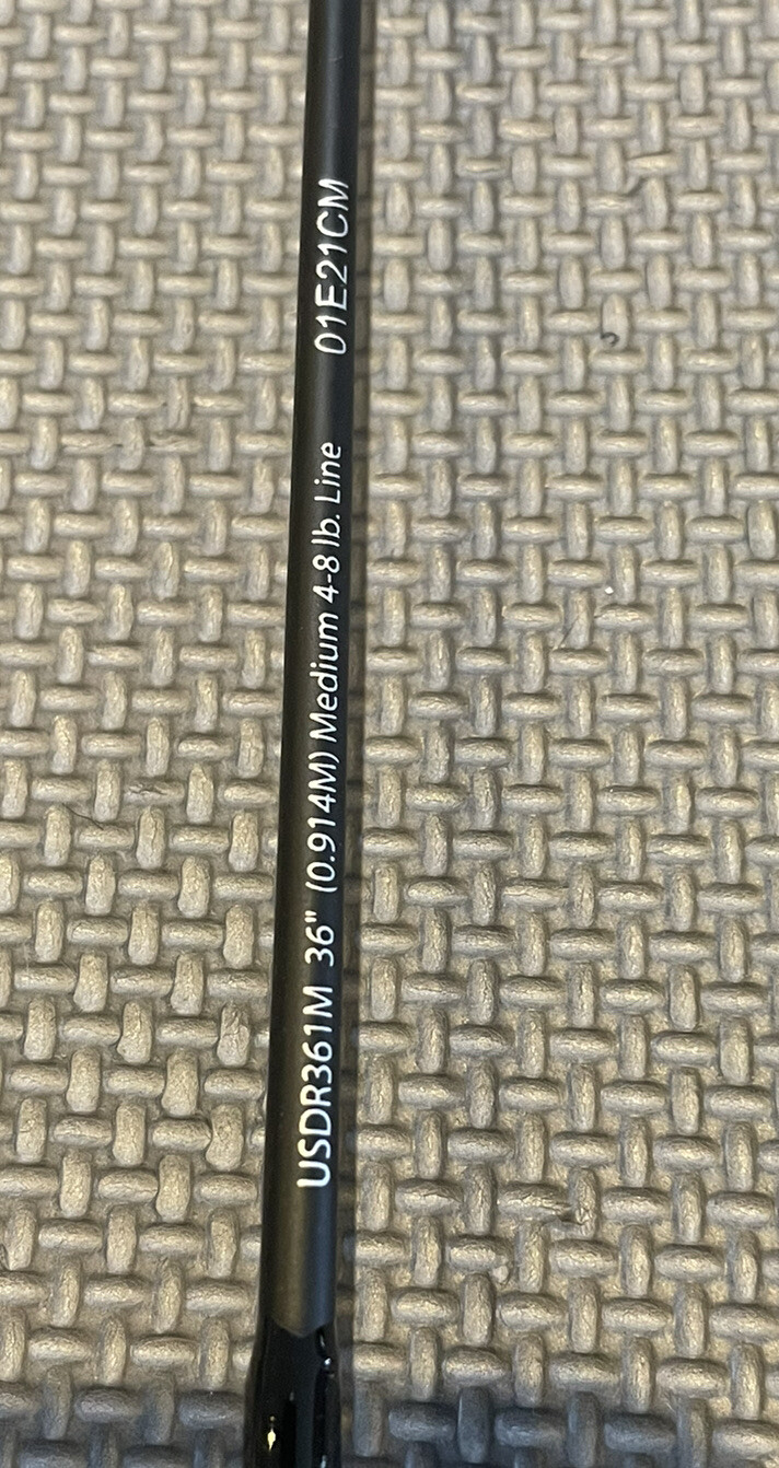Ugly Stick Ice Fishing Rod 36” Dock Runner