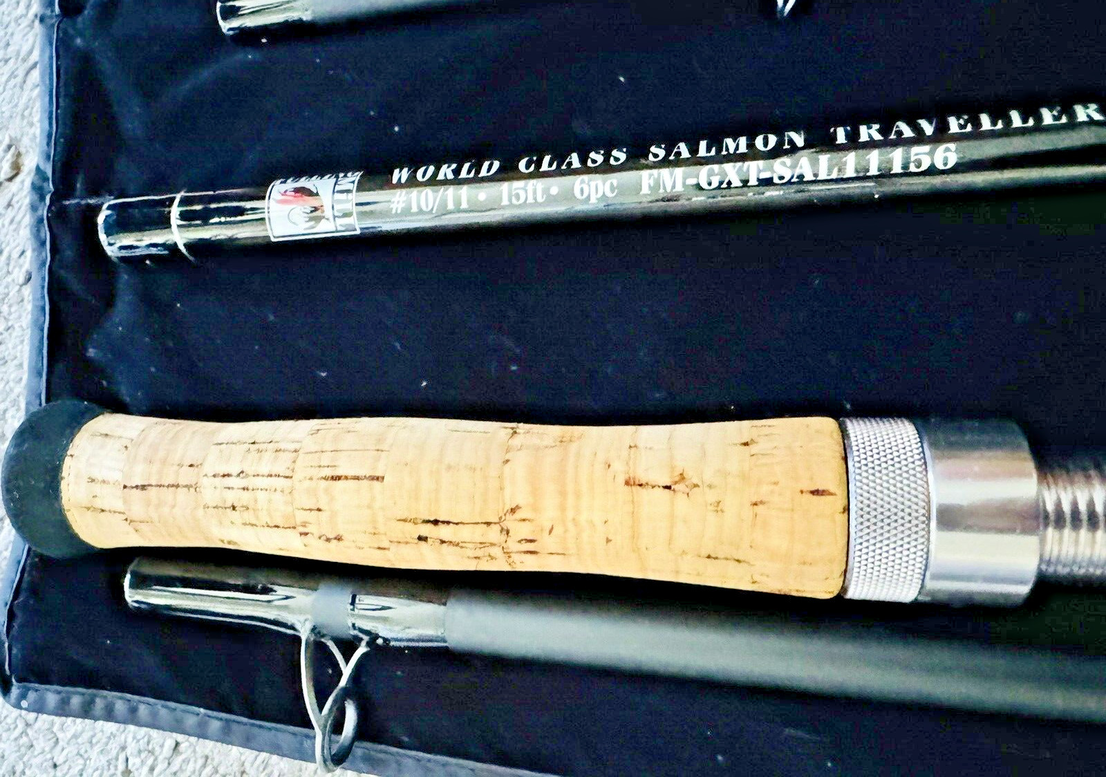Fulling Mill World Class Carbon 15 Foot 6 Piece Salmon Traveller Fly Rod #10/11