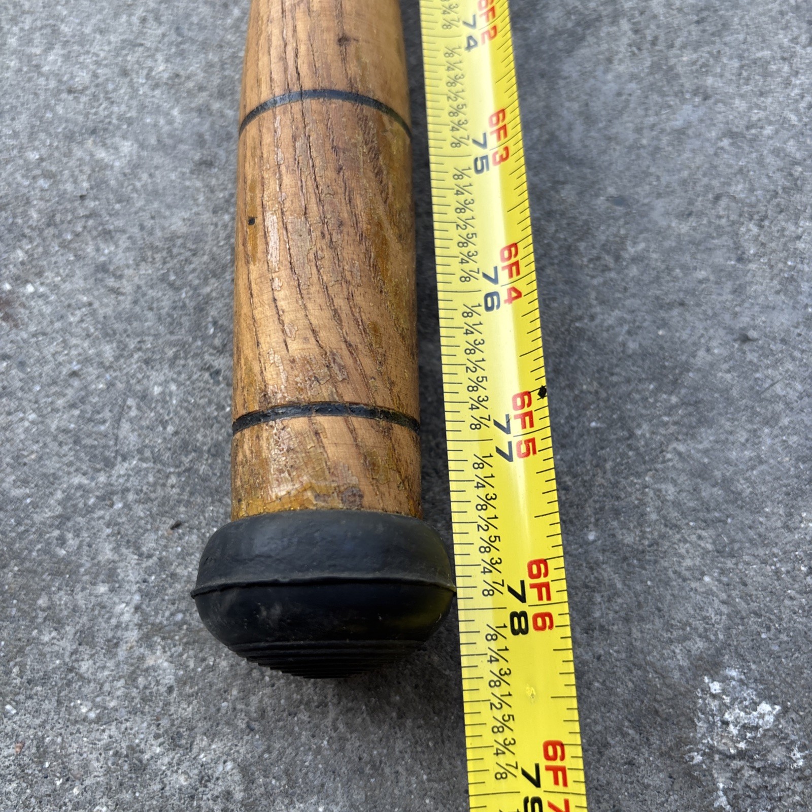 VTG LANGLEY SIGNATURE Sign Of Quality Glass 1-Piece Spinning Fish Rod 865 6’6”