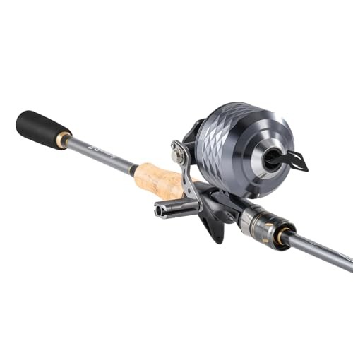 Spincast Combo for Beginners – 7ft Medium Power Graphite Rod, Stainless Steel