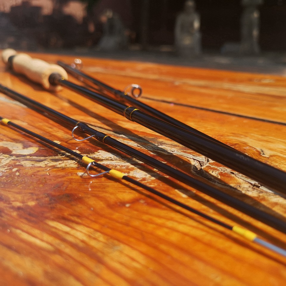 Fishing Rod 7ft Carbon Fiber Spinning Ultra-Light High Sensitivity Fast Action