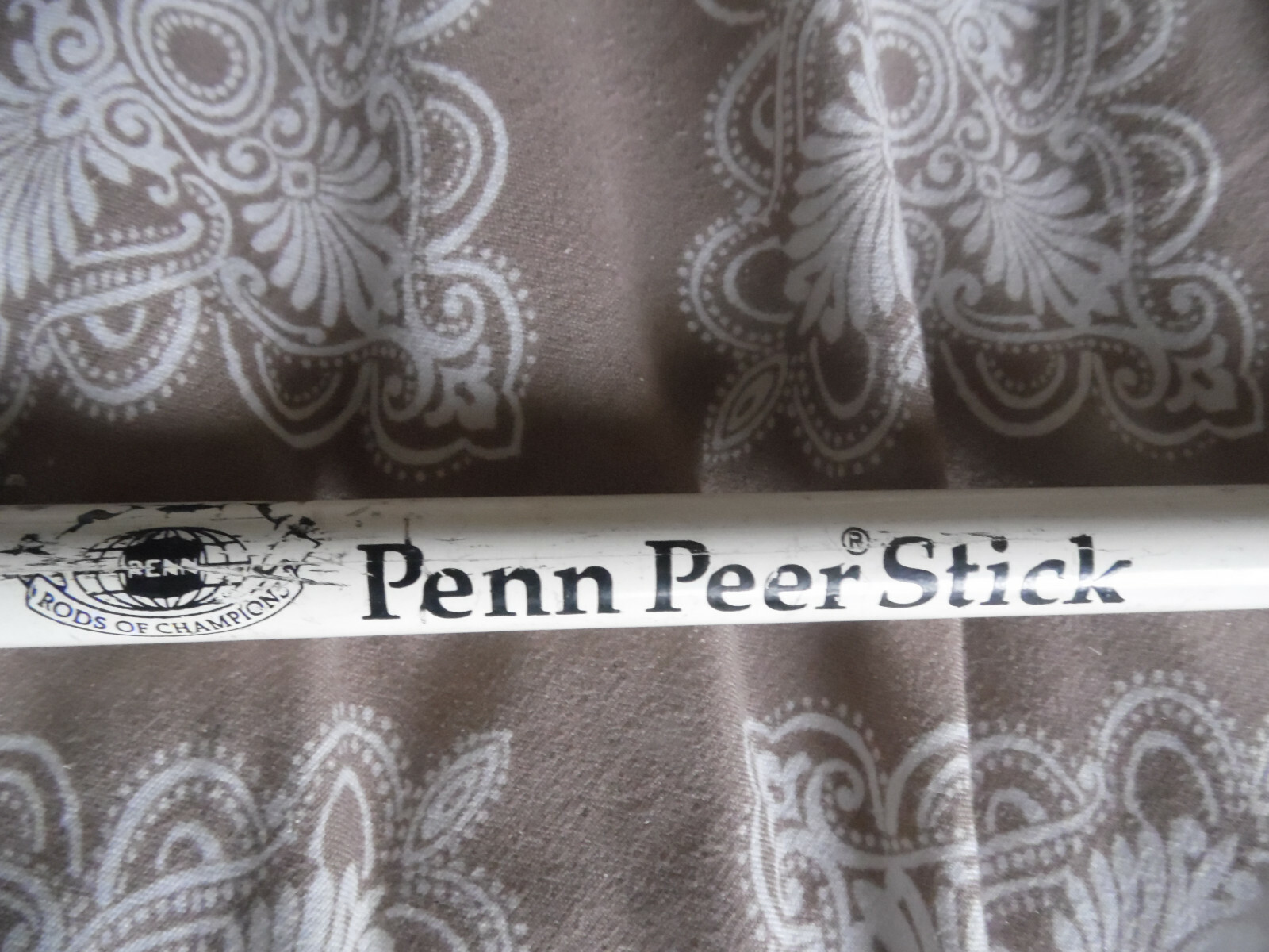 Vintage Penn Peer Stick Rod 2123P 6′ Saltwater 15 – 25 lb Split handle 4 guide