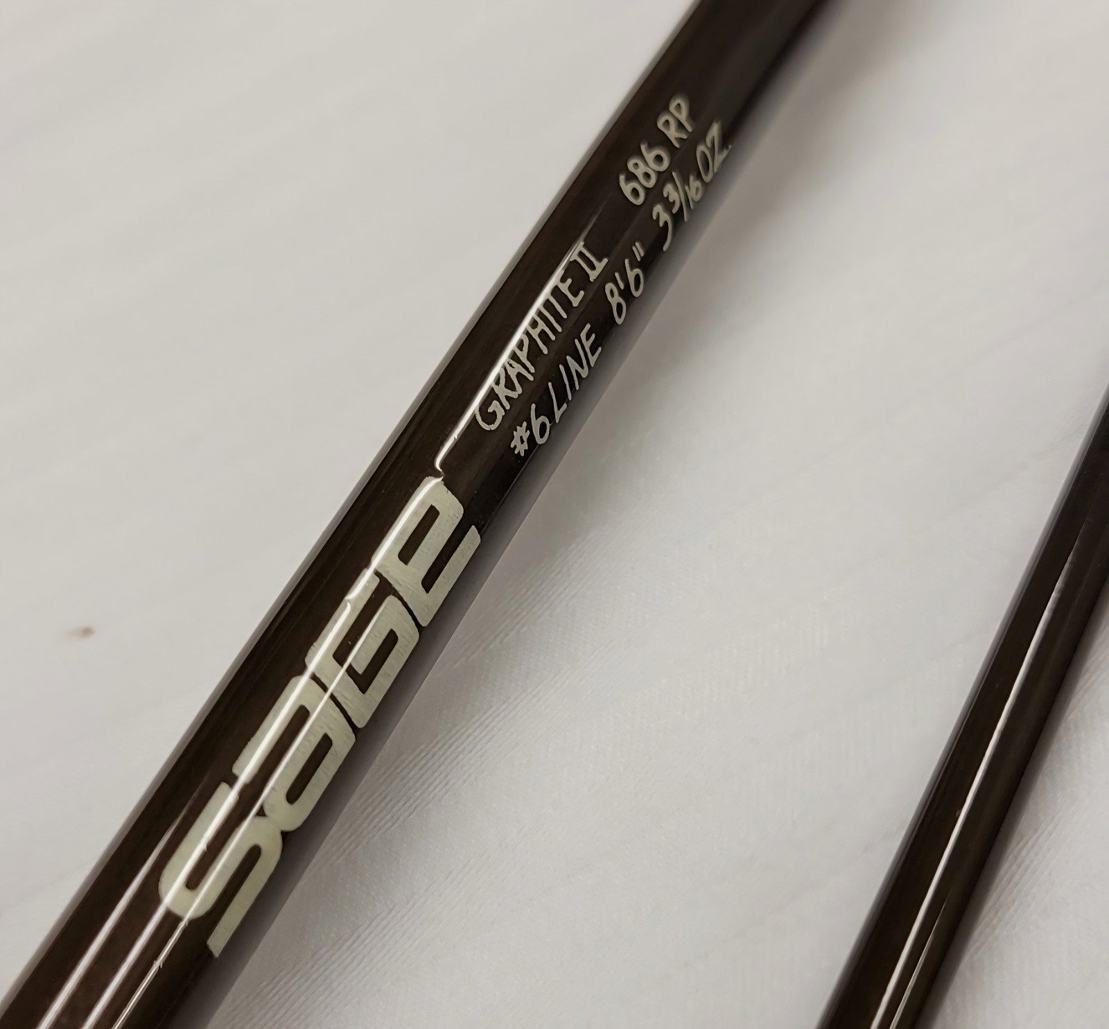 Sage Graphite II 686 RP #6 line 8’6″ 3 3/16oz. Excellent condition