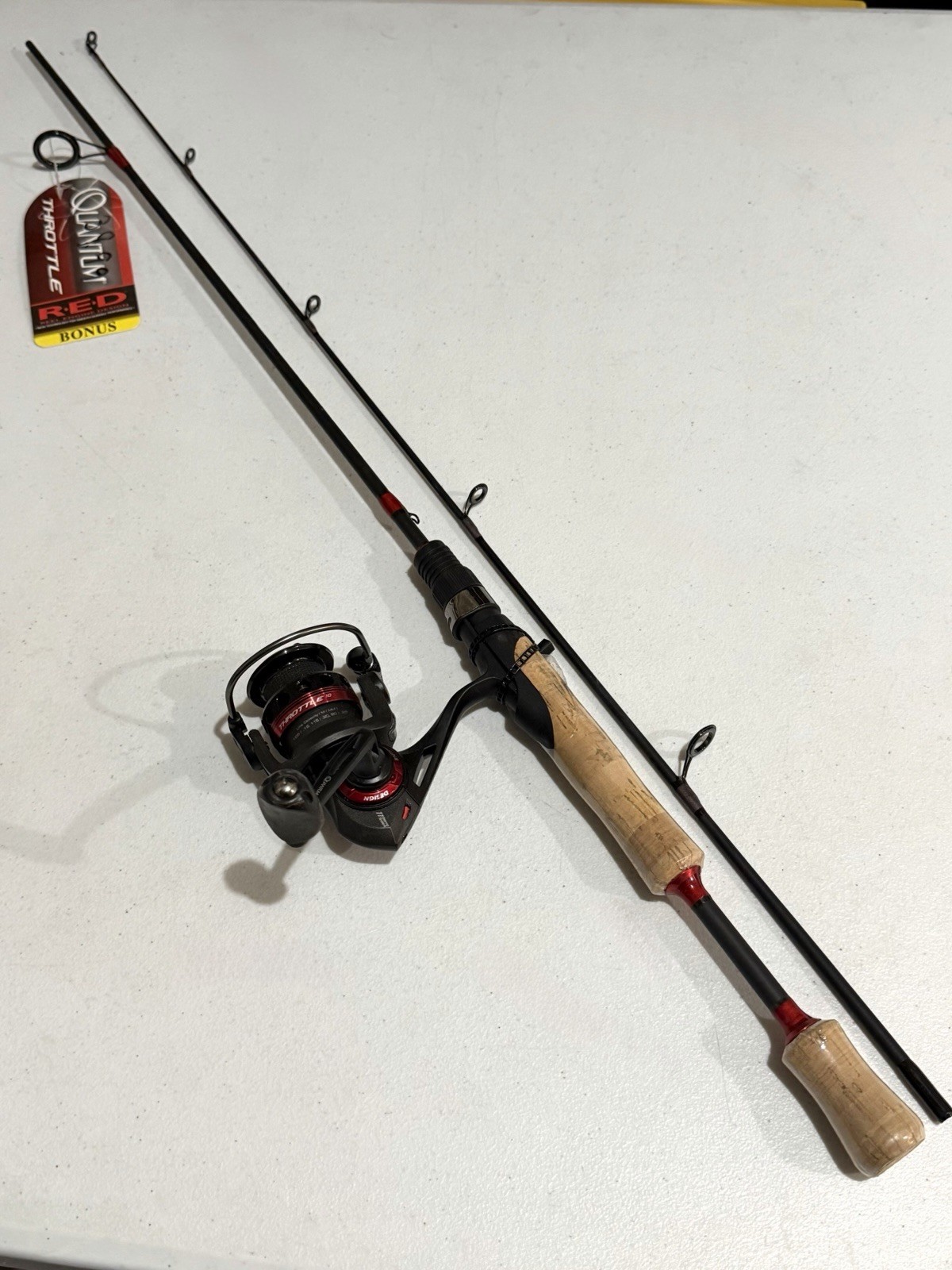 🔥 Quantum Throttle Spinning Rod 5’ Ultra Light 2-pc Fishing 🎣