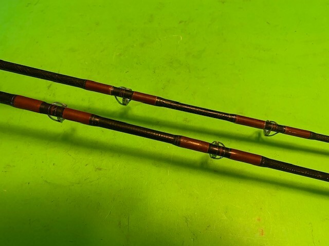 MATCHING PAIR OF 2 DAIWA SEALINE POWERLIFT 7 FOOT CONVENTIONAL FISHING RODS