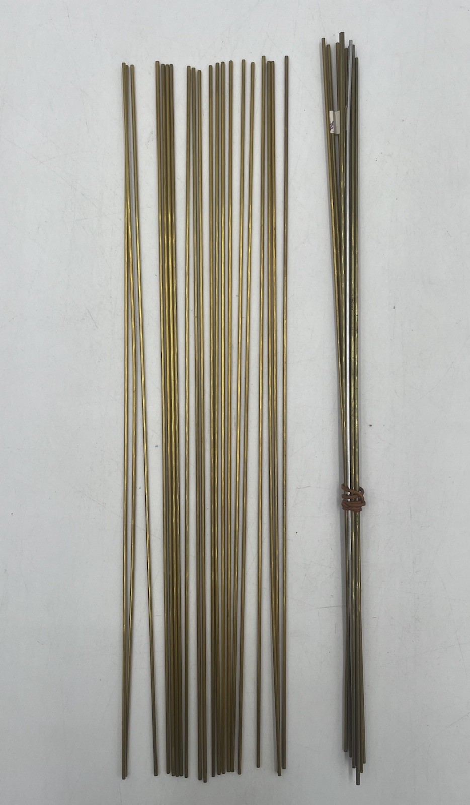 K&S Engineering Solid brass Rod Lot Stock No. 125 1/16 Round Brass Tube
