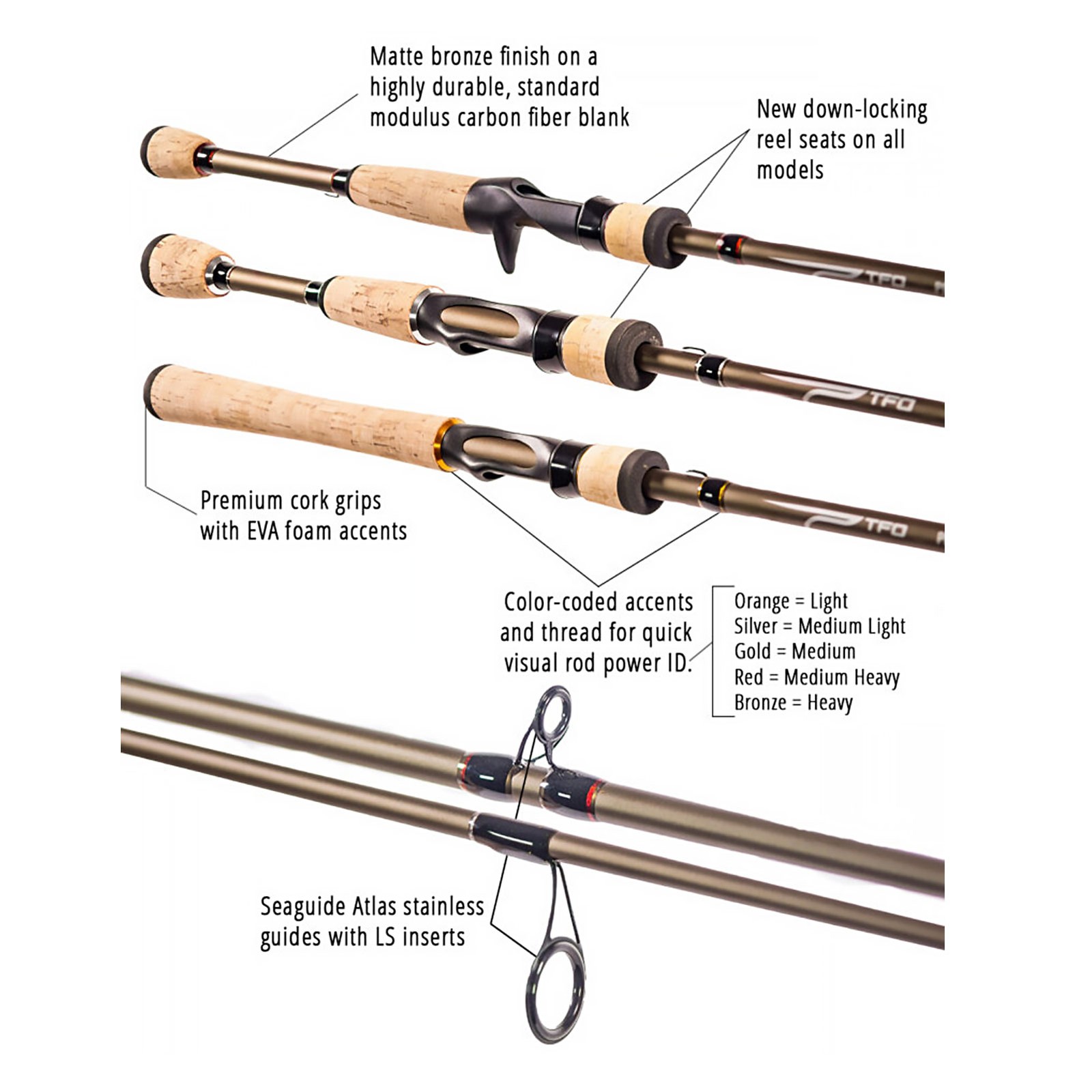 TFO Professional 7ft H 1pc Spinning Rod (PS-706-1)