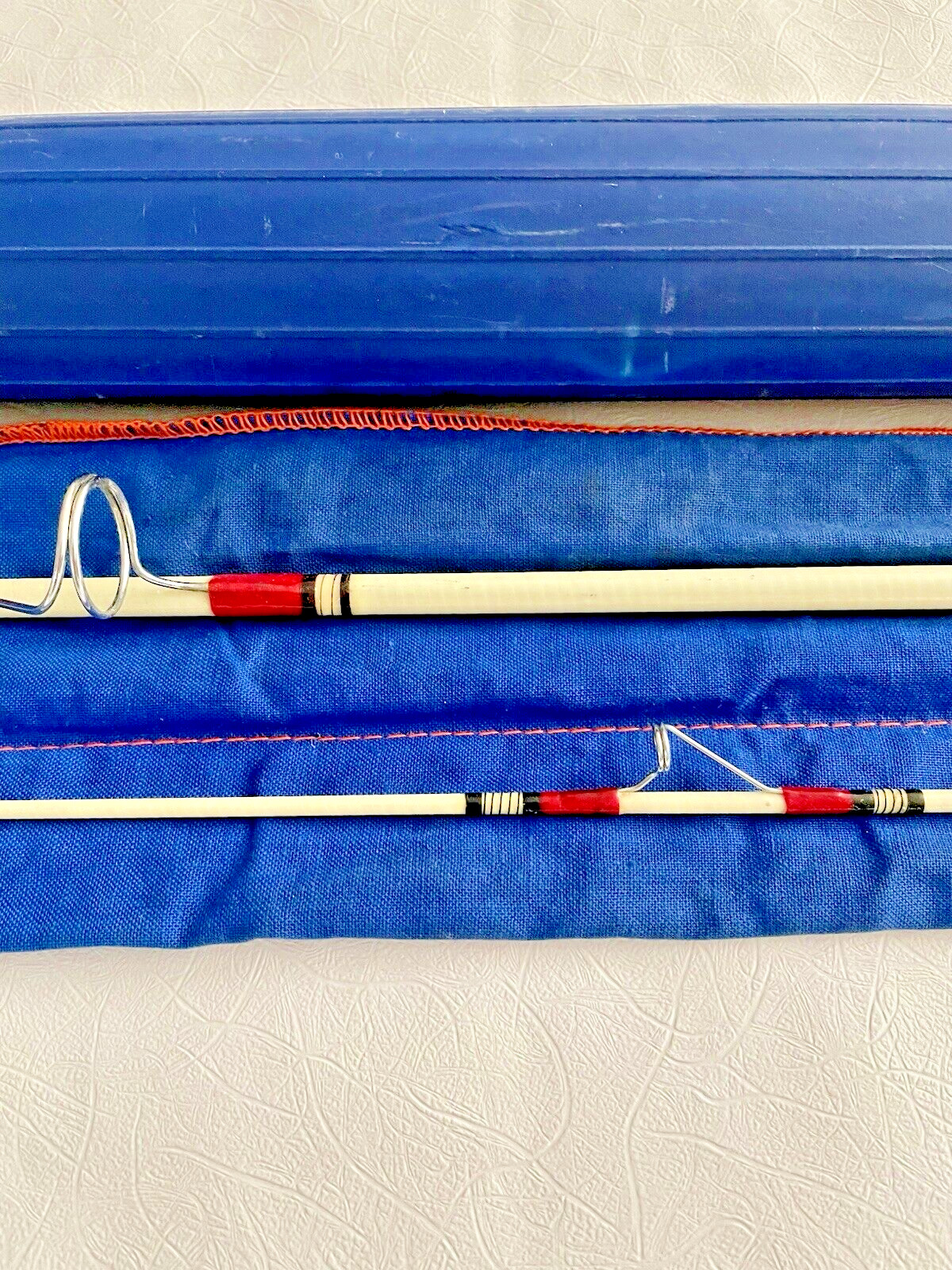 Vintage Shakespeare 1468 FBG (1959) 7ft Spinning Rod with Sock and Case