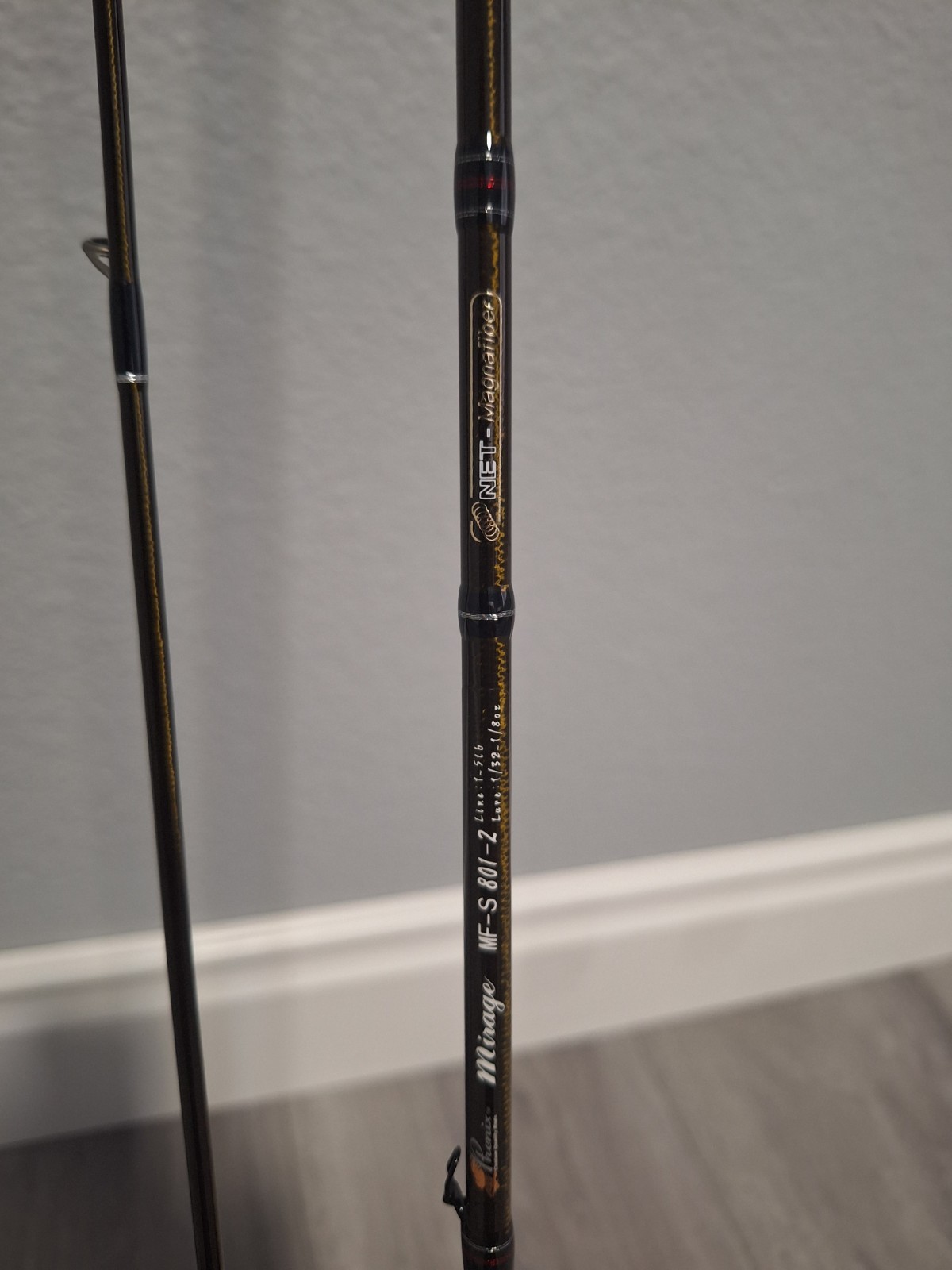 Phenix Mirage MF-S801-2, Spinning Rod 8’0″, 1-5lb, 1/32-1/8oz
