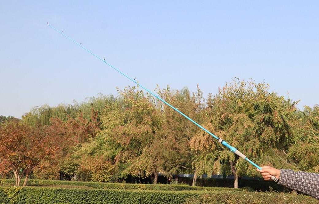 Casting Spinning Fishing Rods 1.65m/1.8m Carbon Fiber Rod 2 Section Travel Poles