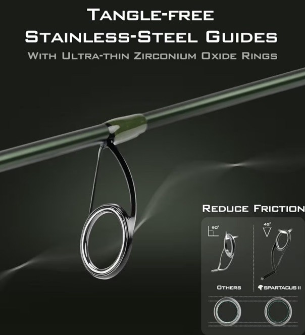 KastKing Spartacus II Fishing Rods – IM6 Graphite Blanks Casting & Spinning Rods