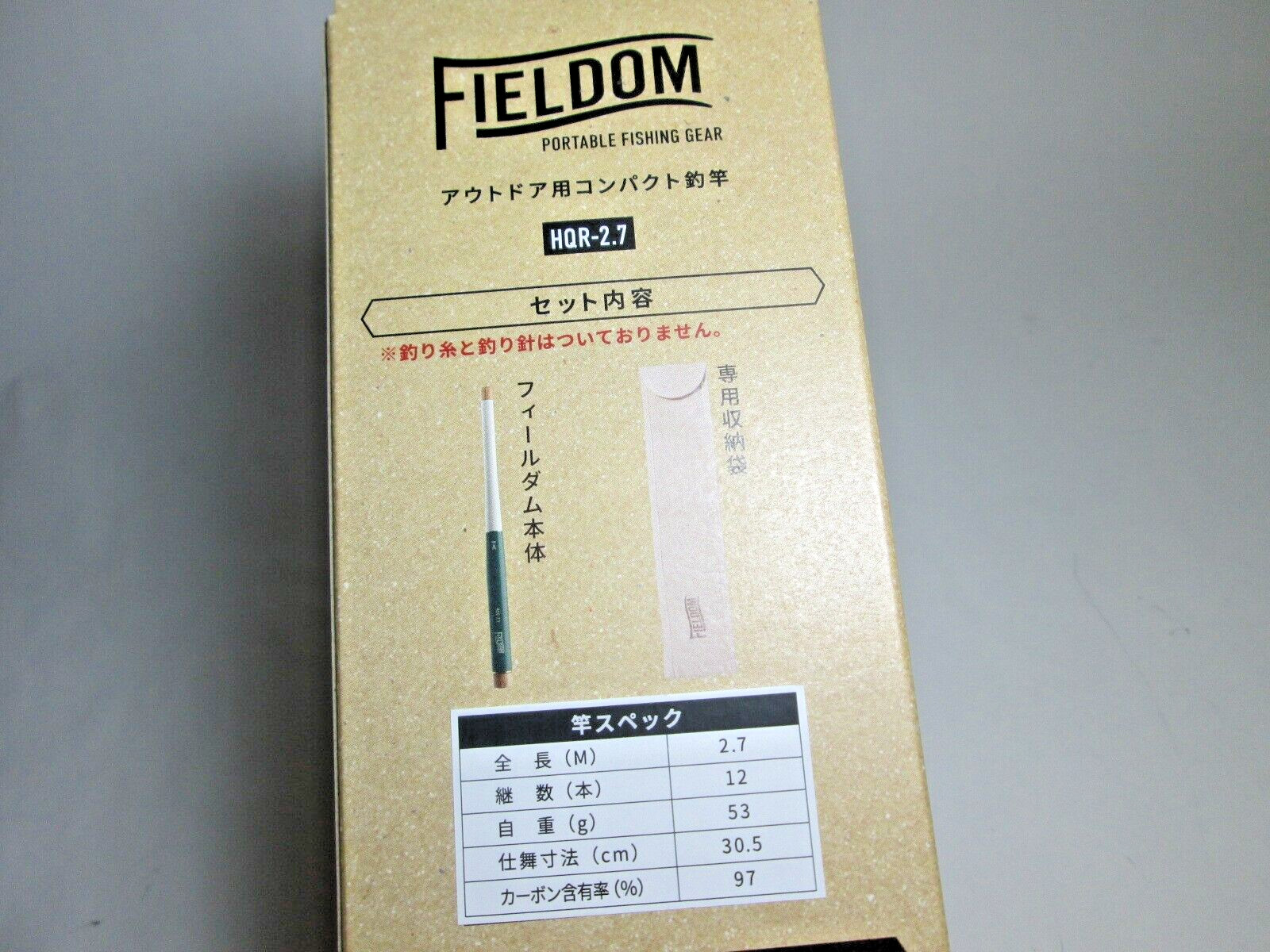 Kimuraya FIELDOM HQR-2.7 Mountain stream 8’10” Closed 10″ Telescopic Rod