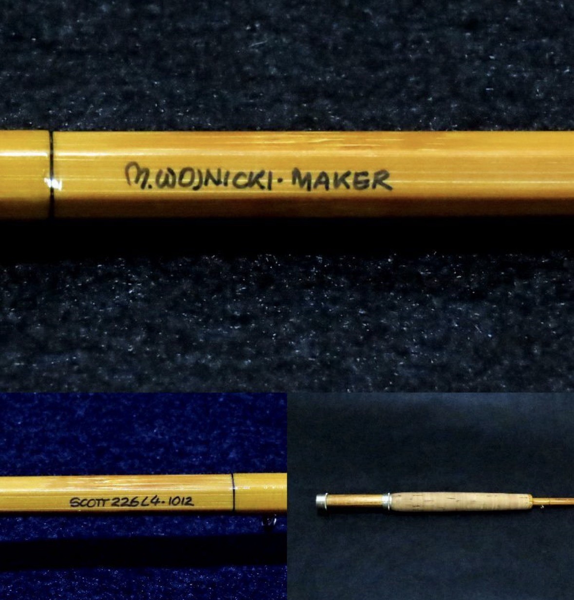Mario Wojnicki Scott 226L4・＃４、7.5f。2tip Fly Rod free shipping DDP