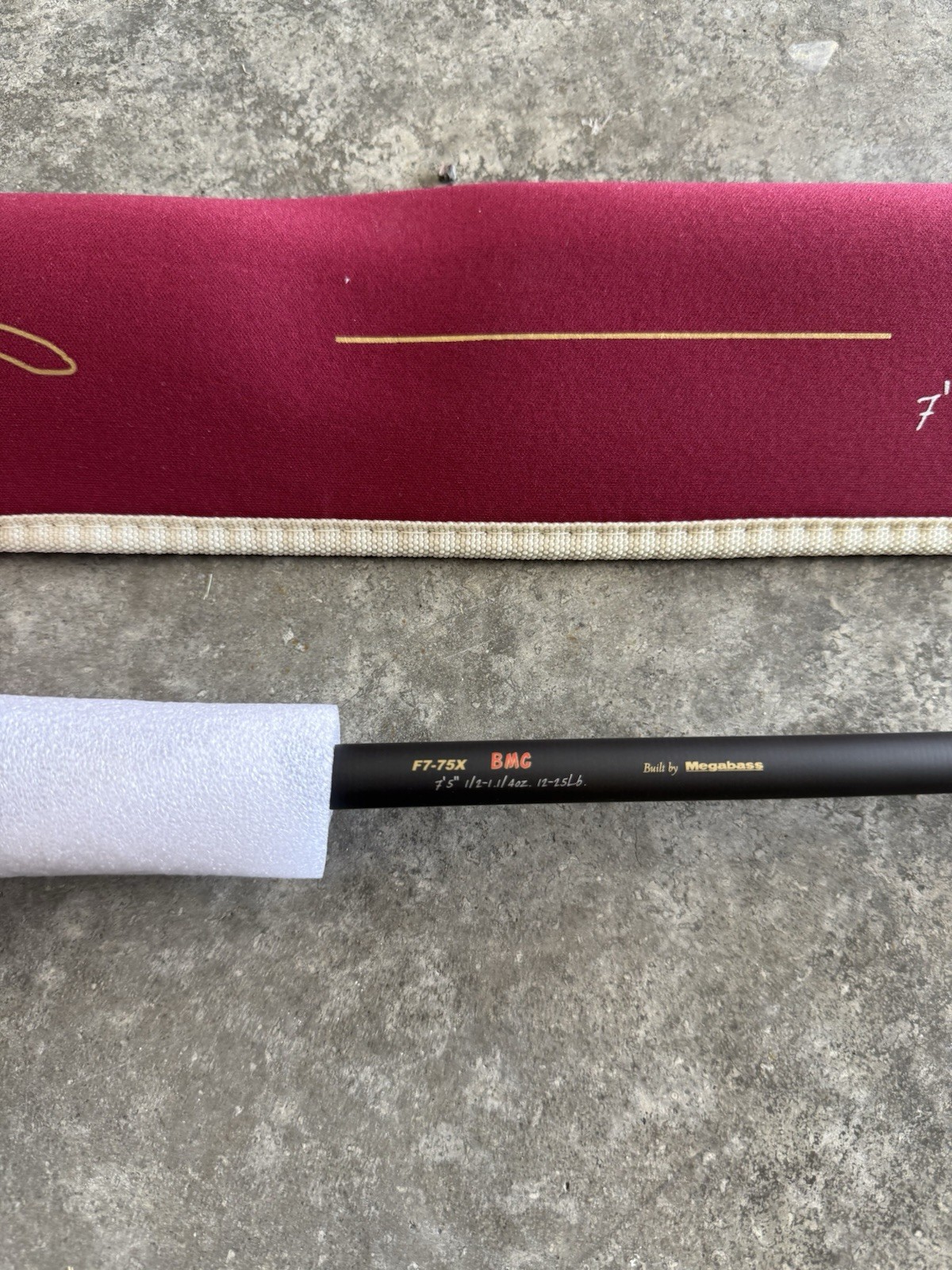 New With Tags Megabass P5 Destroyer BMG Casting Rod 7’5 Heavy F7-75X