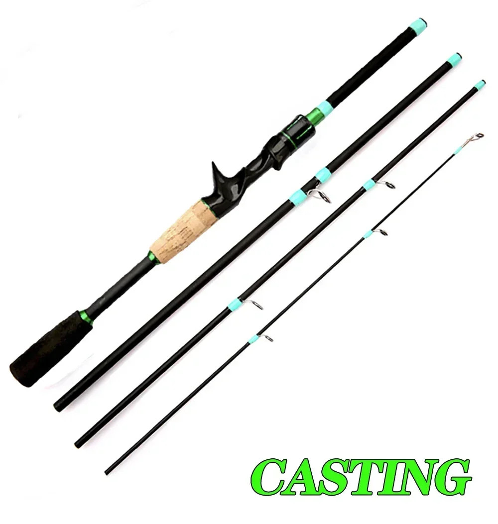 Casting Spinning Lure Fishing Rod Solid ML Tip 1.8/2.1m Ultralight Trout Jigging