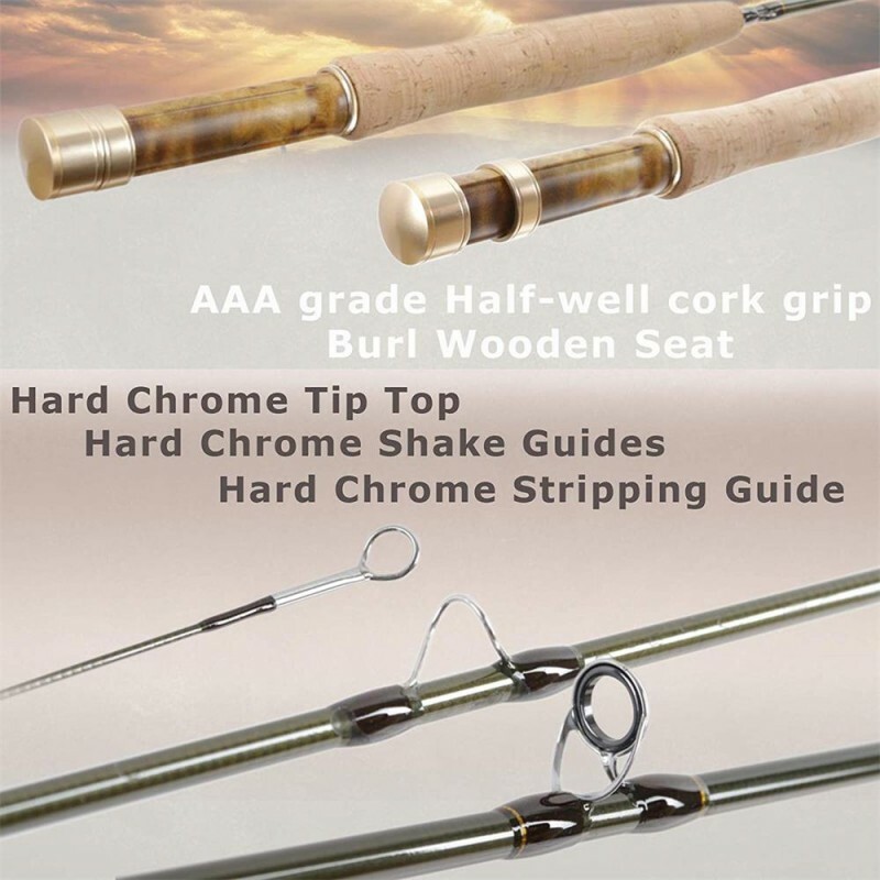 V-Feather Small Stream Fly Fishing Rod Combo 1/2/3WT Rod, Reel, Whole Combo