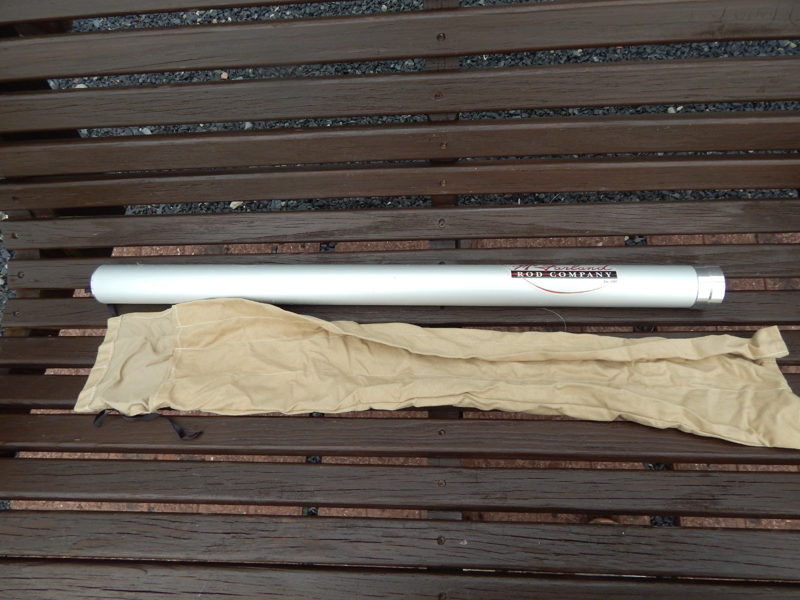 McFarland Rod Company Fishing Fly Rod Tailwind 9ft 6 Travel Only Carry Case Only