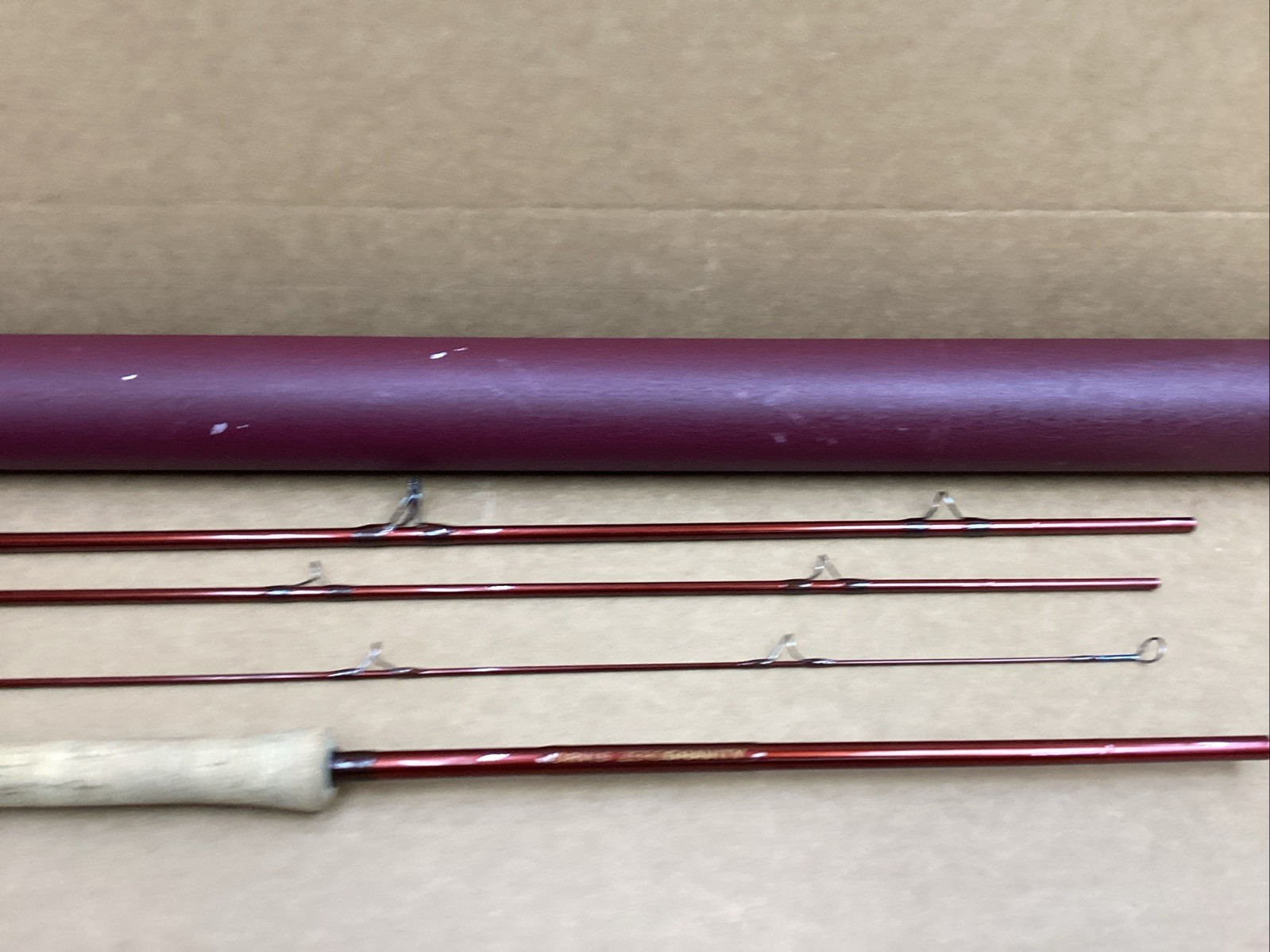 Orvis Zero Gravity 4 piece Tip Flex 9.5′ Line #11 Trout Fly Rod With Tube Superb