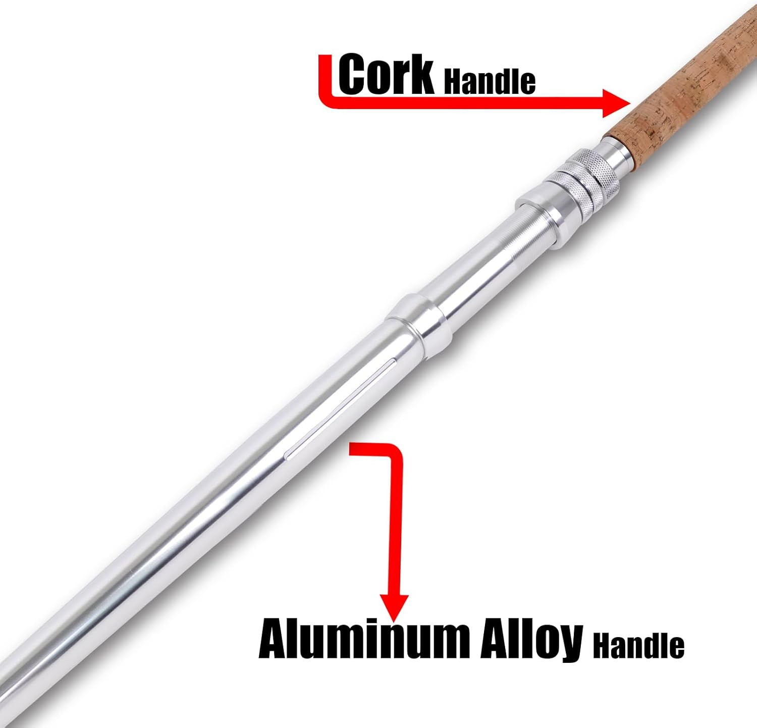 2-Piece Saltwater Offshore Trolling Rod Big Game Rod Conventional Boat Fishing P