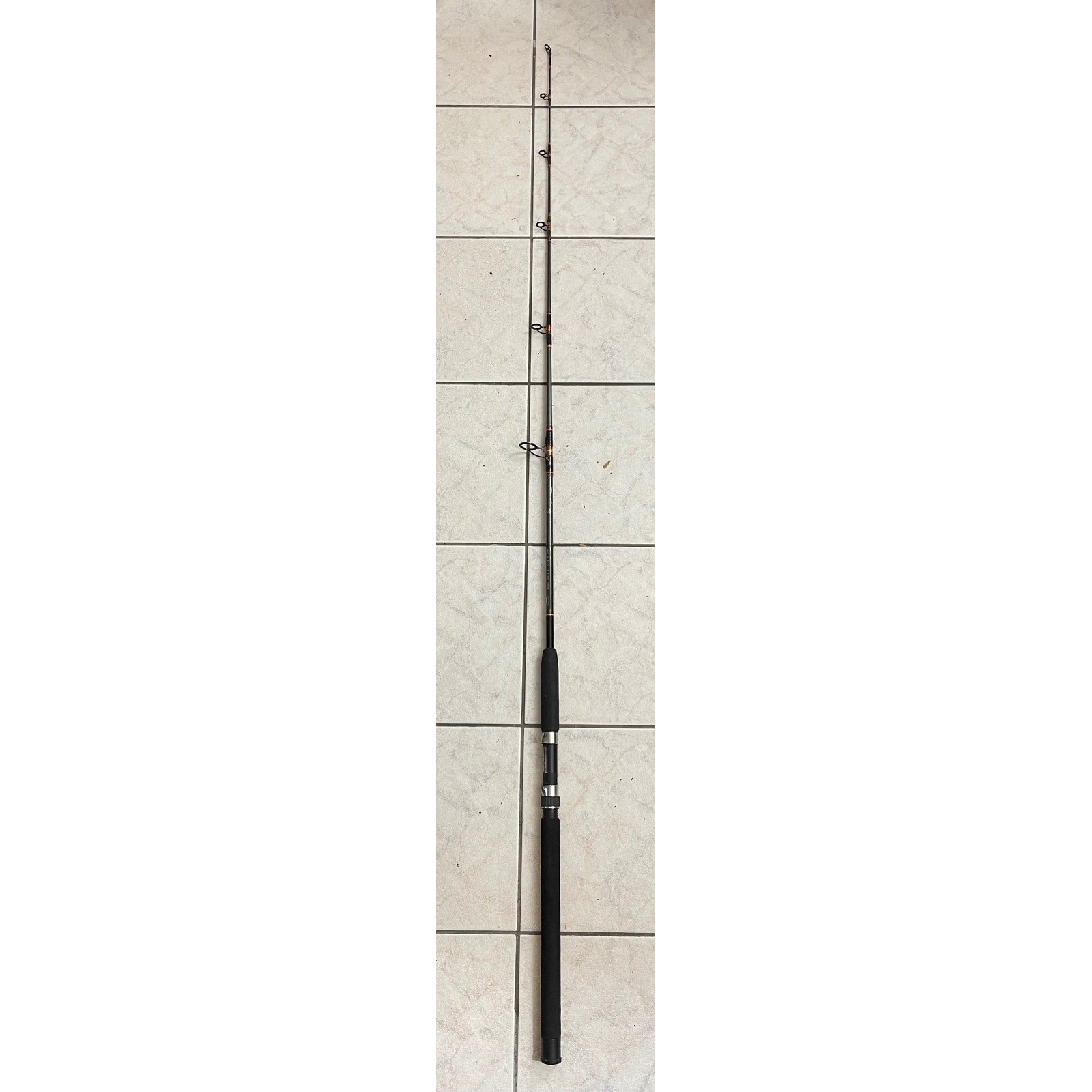 Penn Mariner Boat Rod 3061S Gray Good Saltwater Fishing One Piece 6′ 12-20 lb