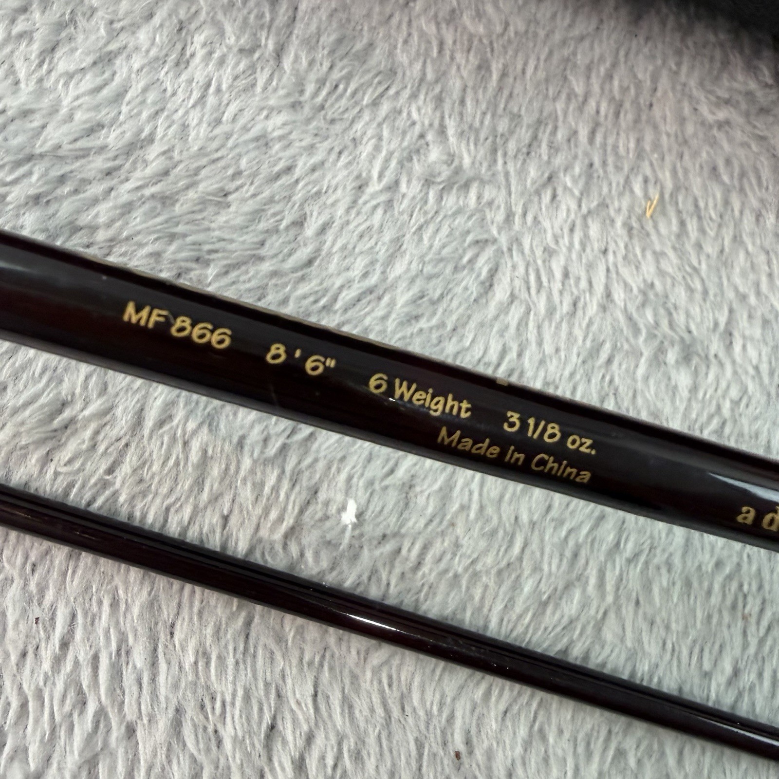 Fenwick Methods Graphite MF866 Adga Fly Fishing Rod 8′ 6″ 2pc 6wt 3 1/8oz Y249