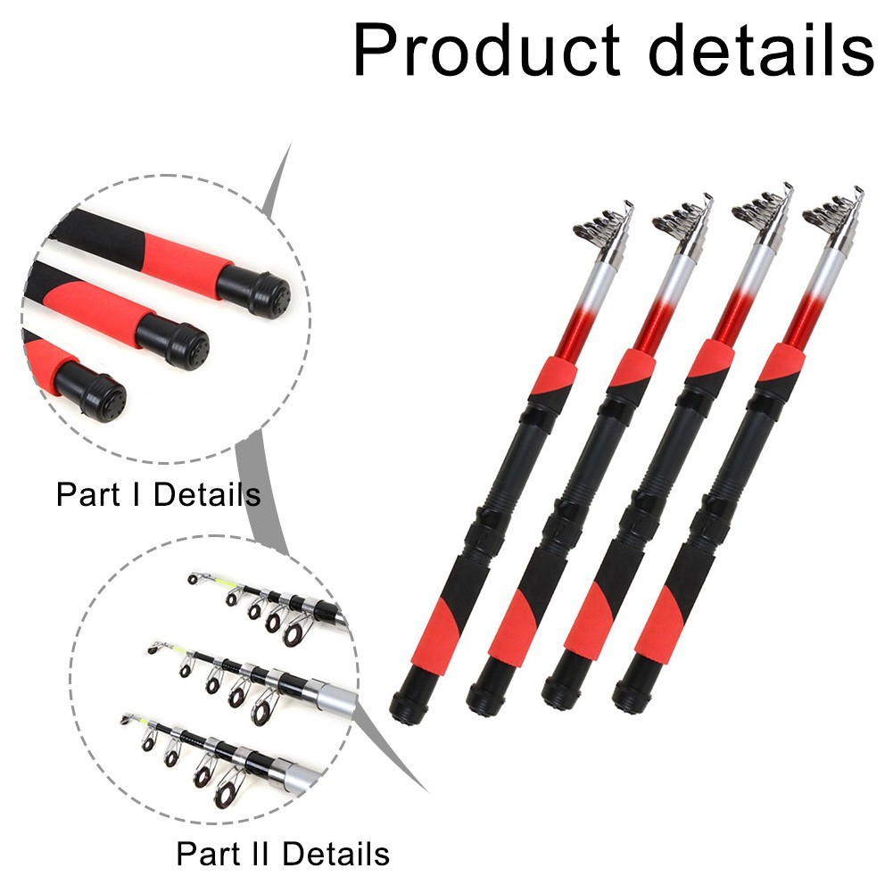 Offshore Fishing Rod Medium Heavy Action Fiberglass Composite 1 8 To 3 0m